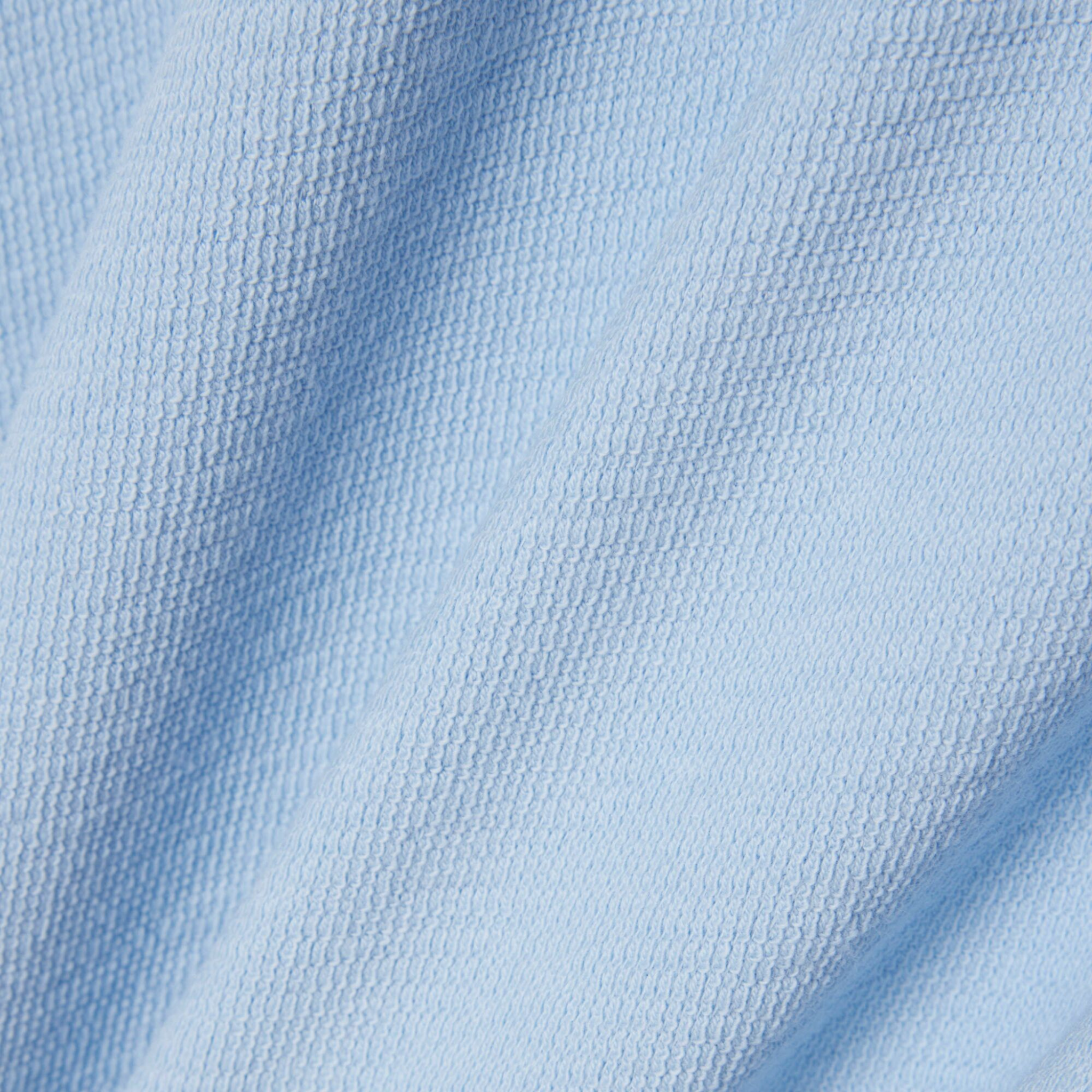 Mens Lacoste Chambray Textured Jersey Open Neck S/s Polo