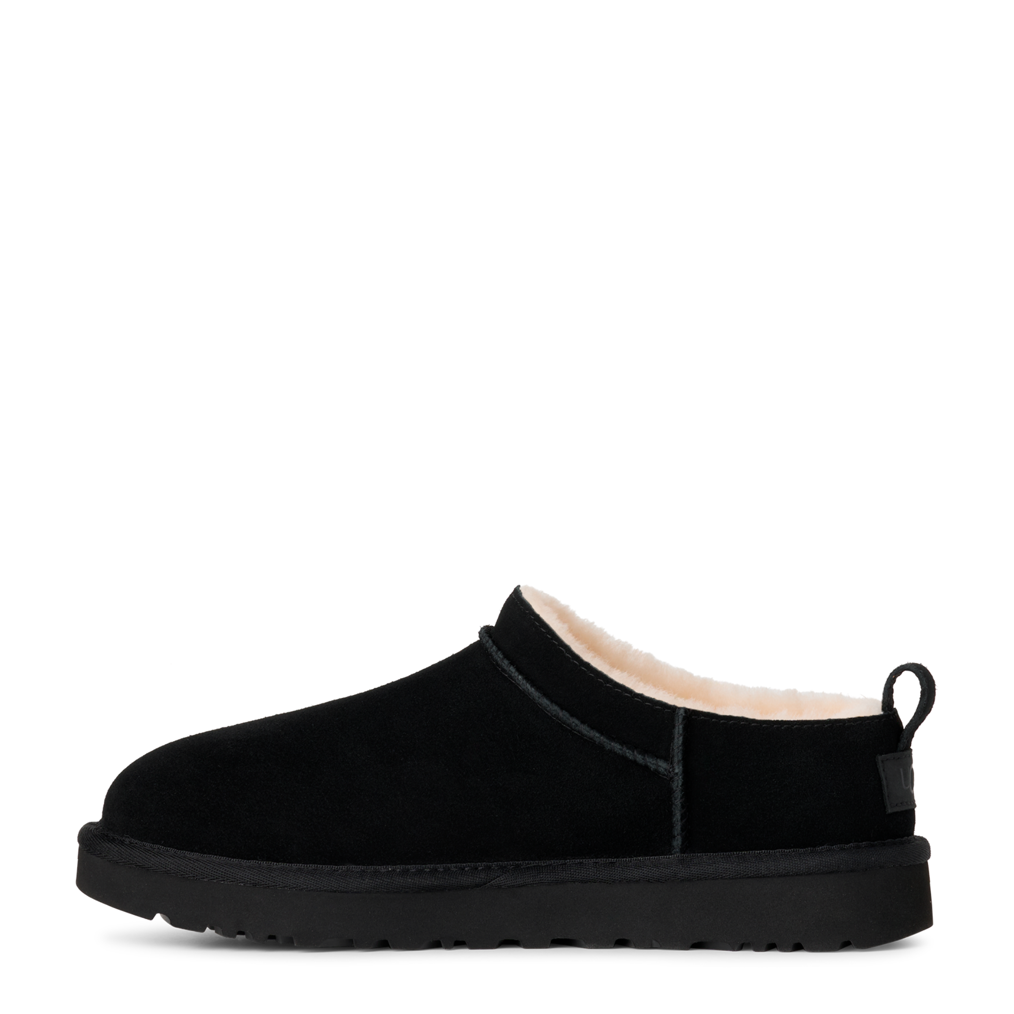 Womens UGG Black Classic Micro