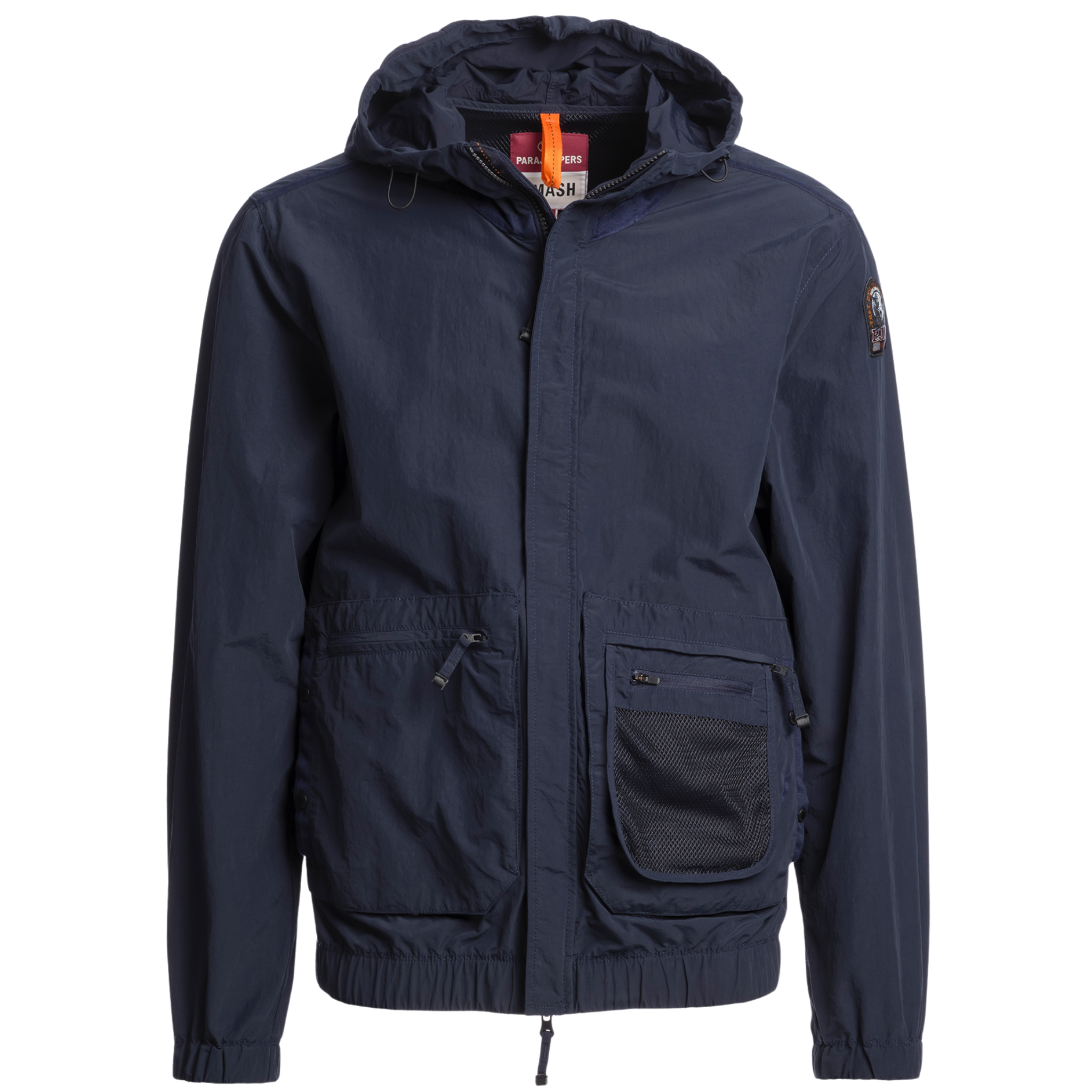 Mens Parajumpers Blue Navy Rube Hooded Jacket