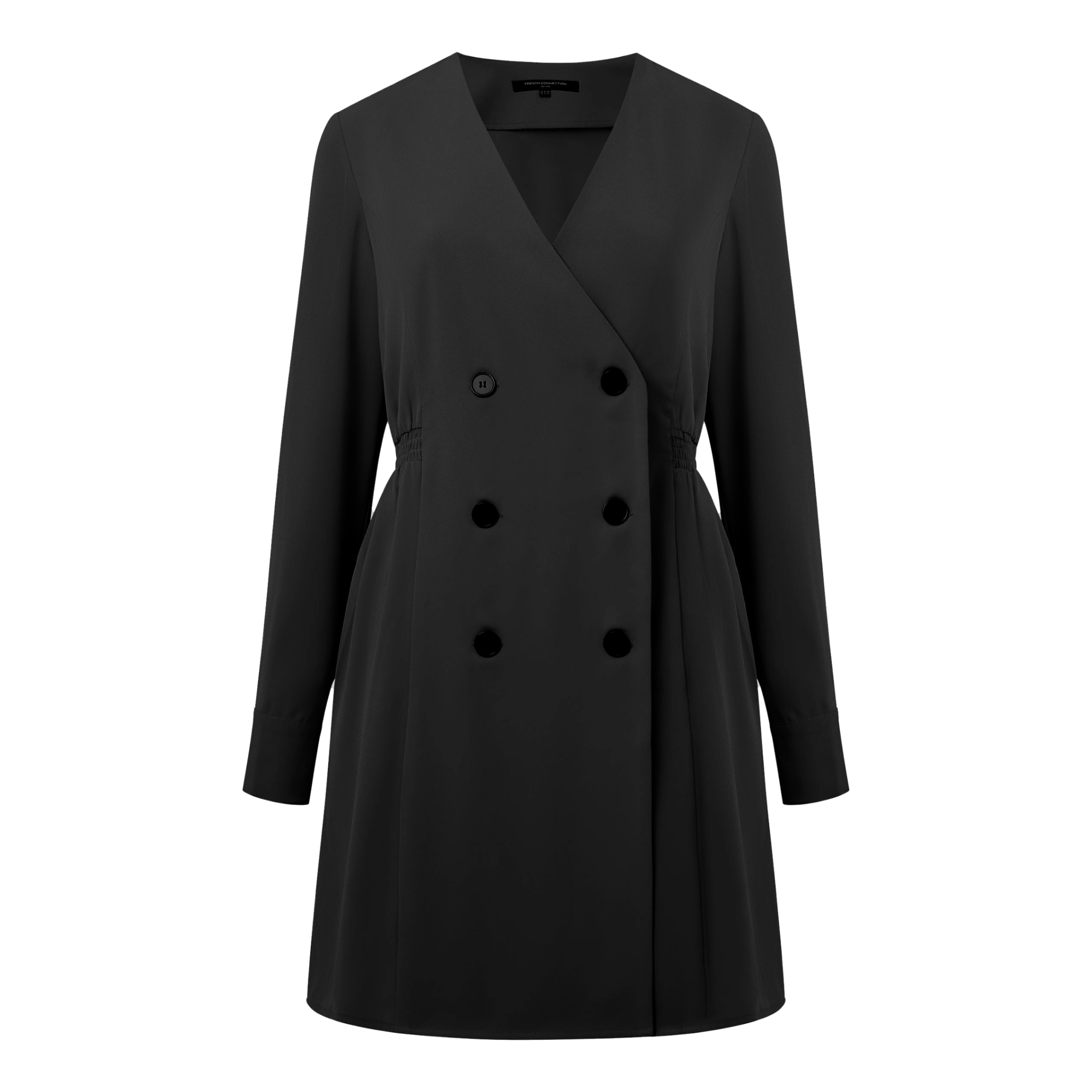 Womens French Connection Blackout Levent Crepe Mini Dress