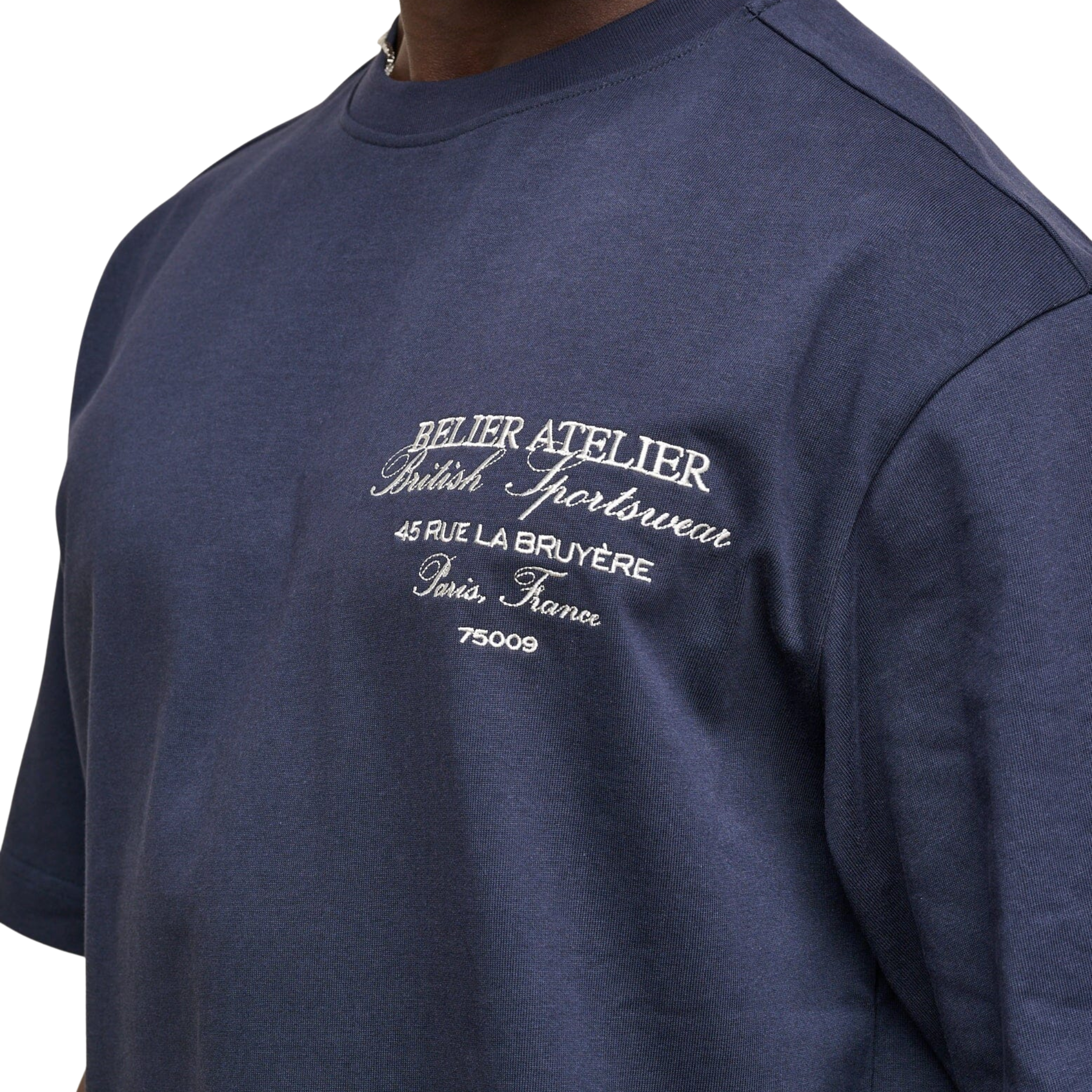 Mens Belier Navy Atelier S/s T Shirt