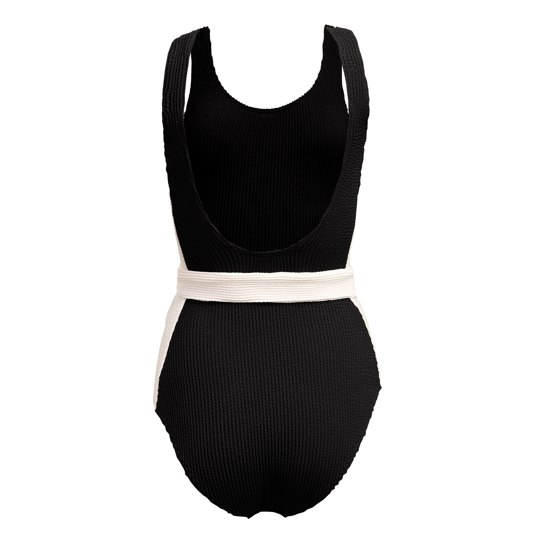 Womens Holland Cooper Black Classic Belted Swimsuit