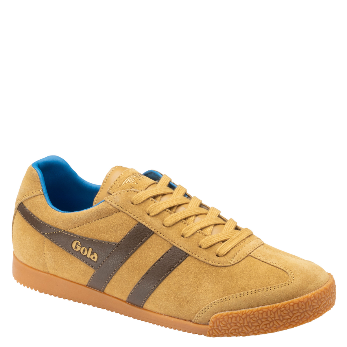 Mens Gola Mustard/Otter/Pacific Harrier Trainers