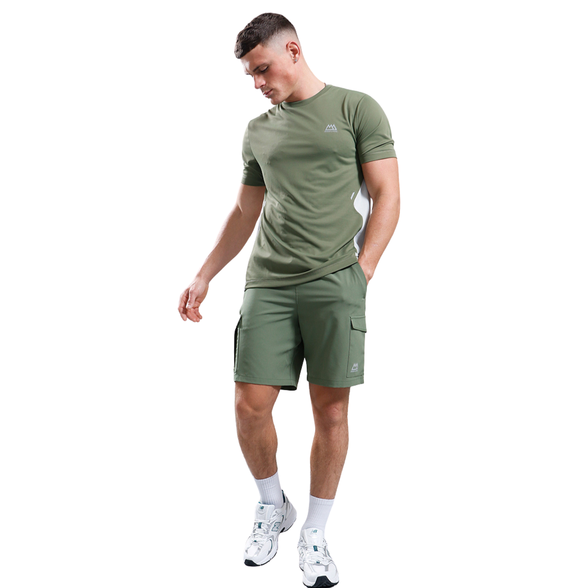 Mens Marshall Artist Khaki Elevate Shorts