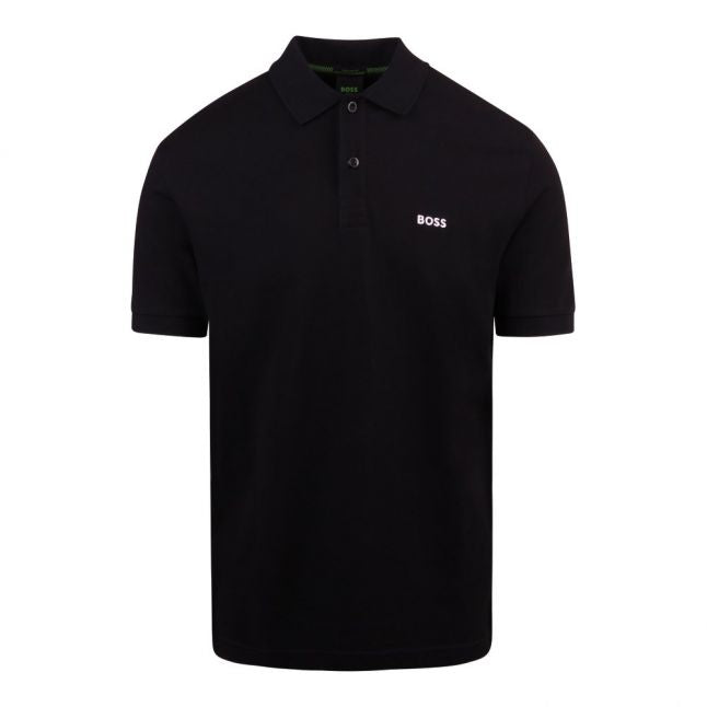Mens BOSS Black Piro S/s Polo Shirt
