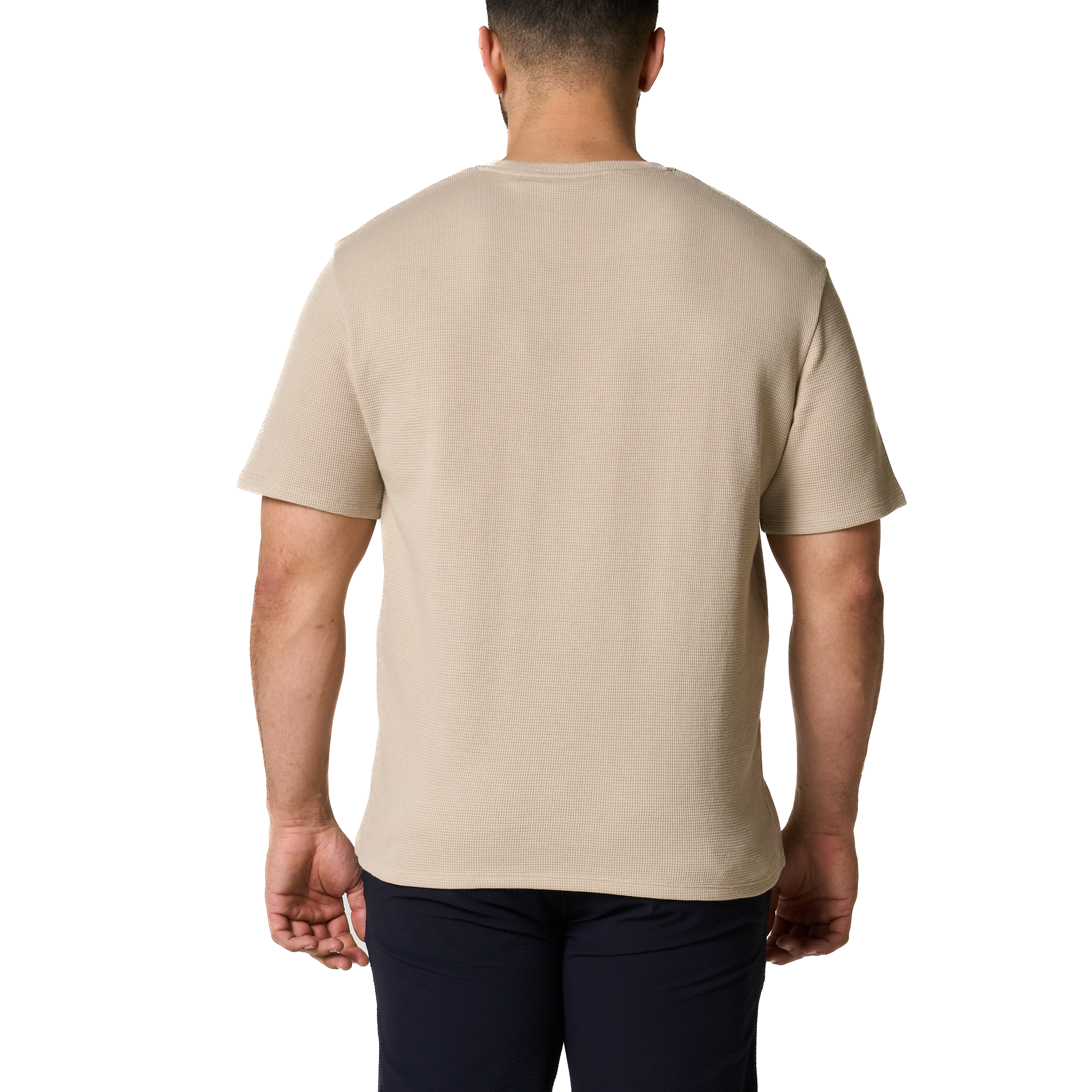 Mens BOSS Light Beige Waffle Lounge S/s T Shirt