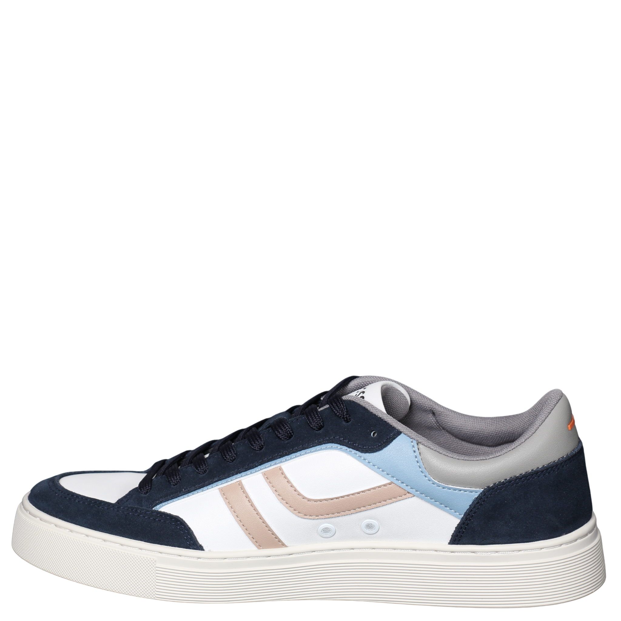 Mens BOSS Open Blue Rhys_Tenn_pumi Trainers
