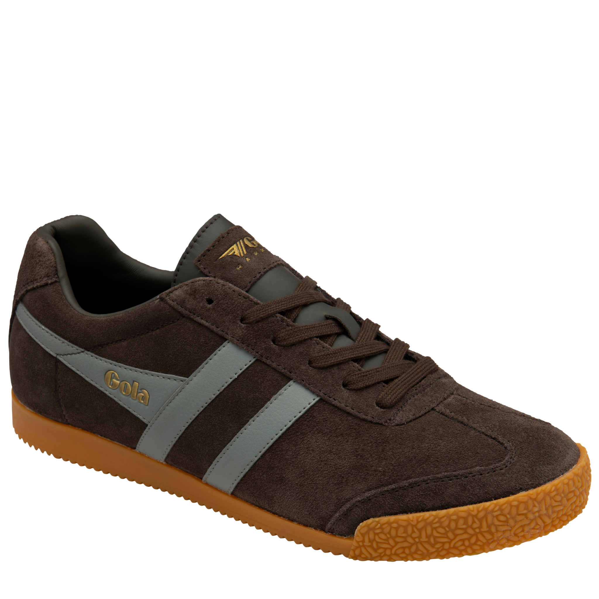 Mens Gola Mocha/Cement Harrier Trainers