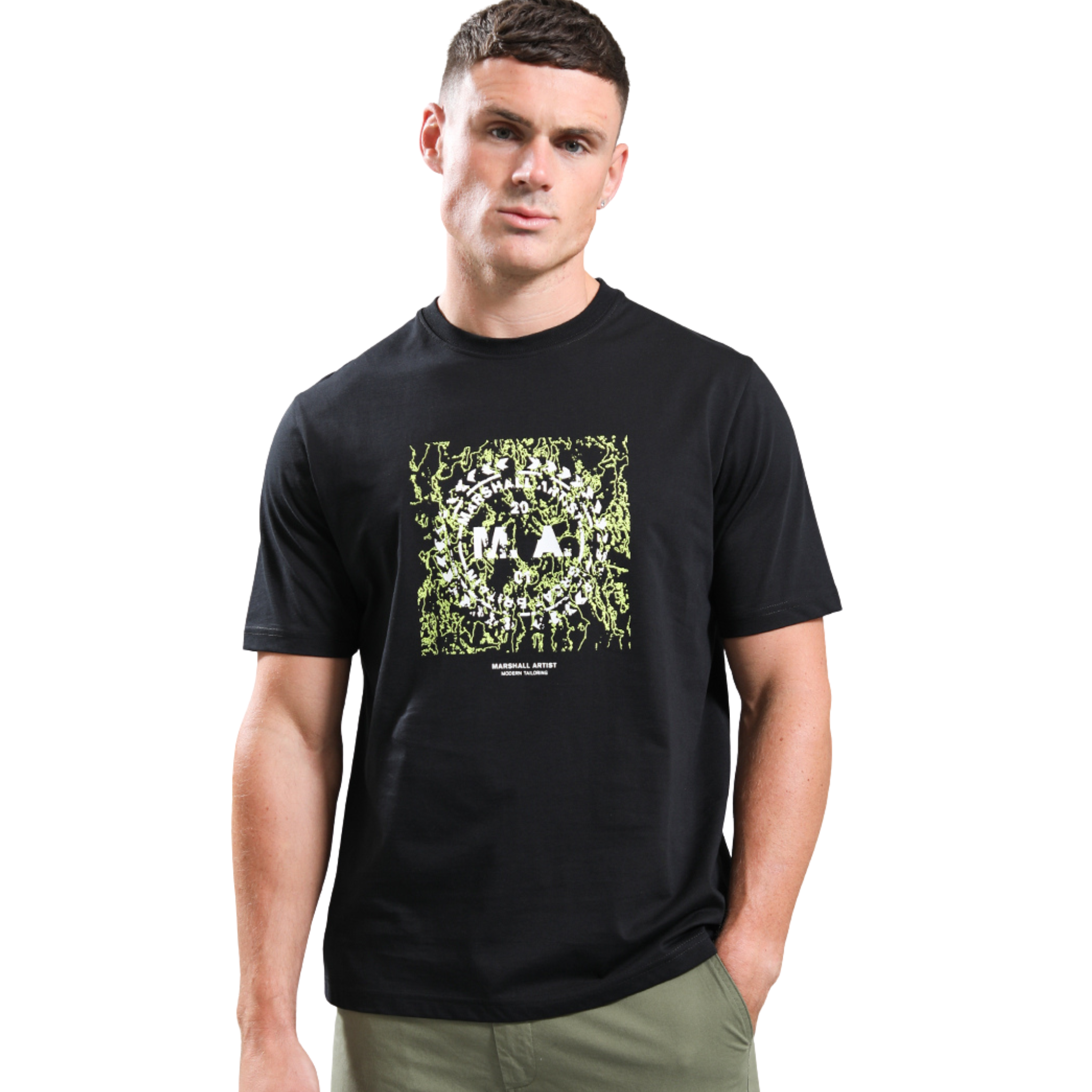 Mens Marshall Artist Black Photek S/s T Shirt