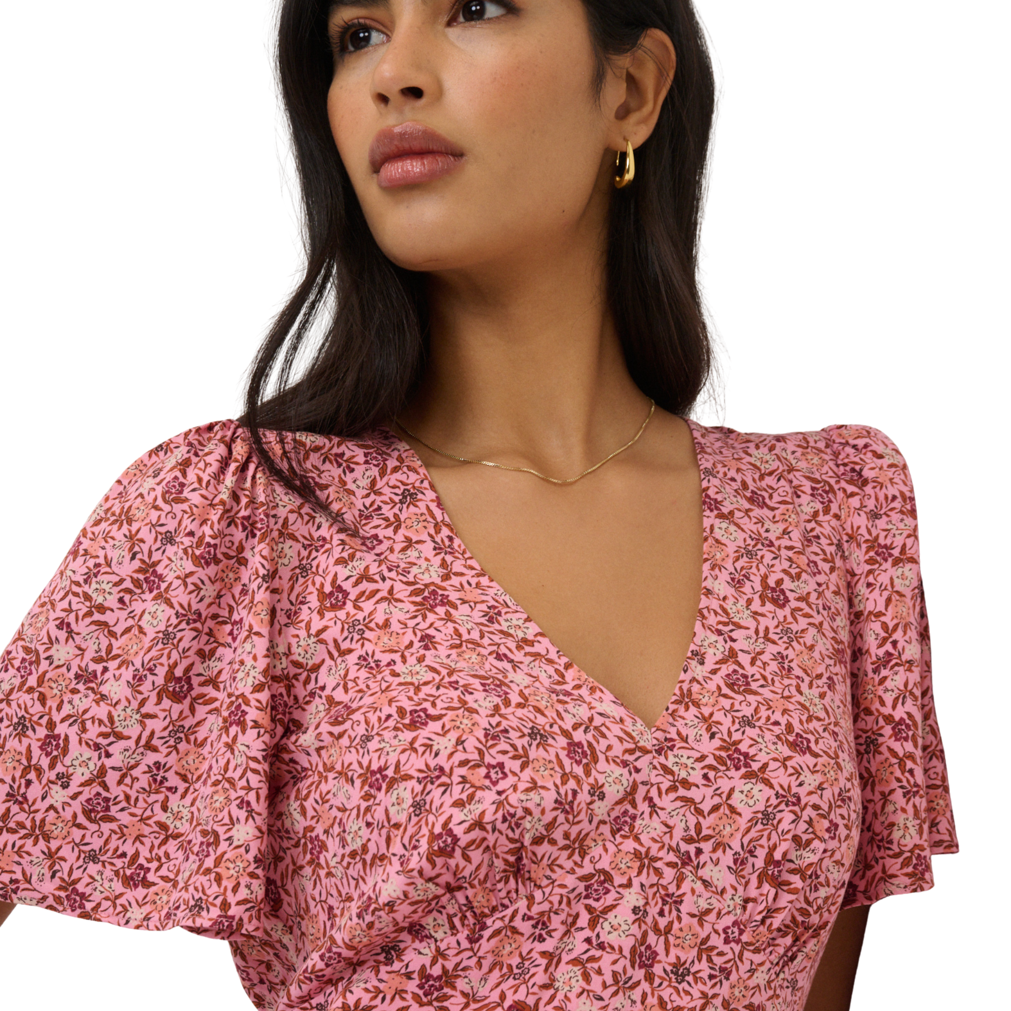 Womens Nobody's Child Pink Atlas Midi Dress