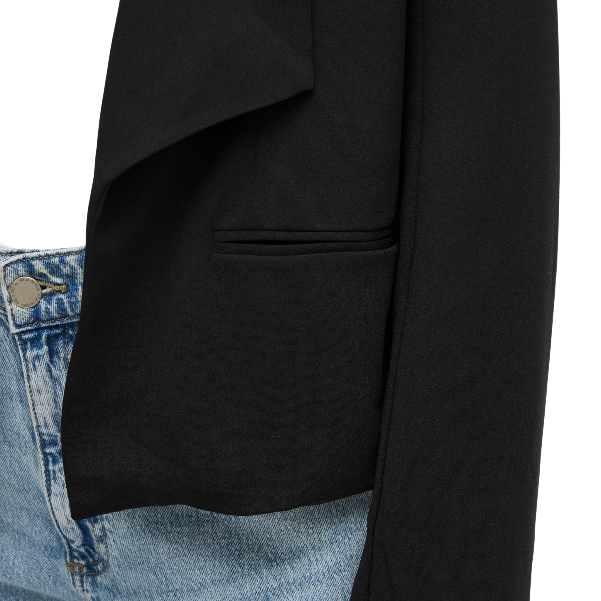 Womens Vila Black Beauty Viclua Blazer