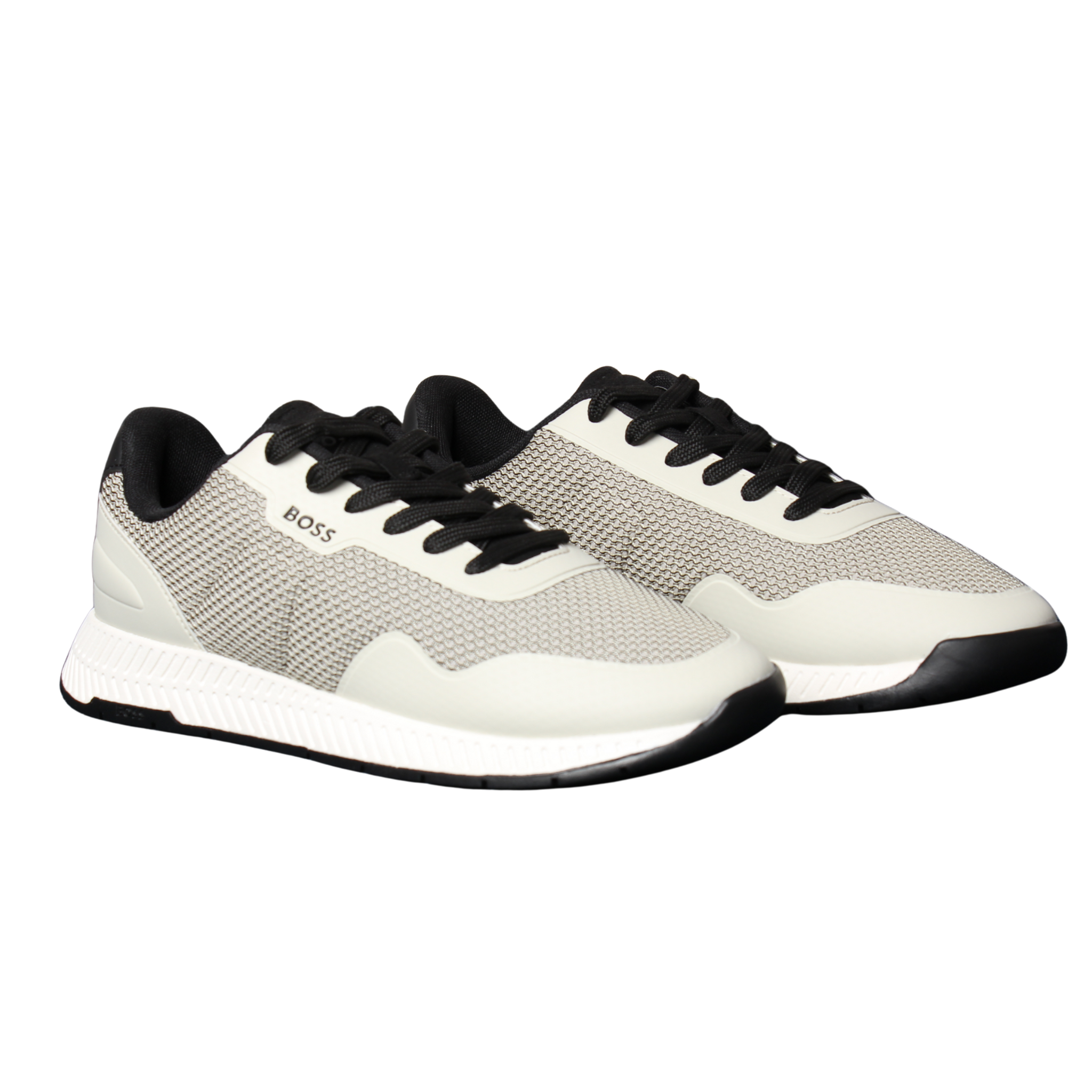 Mens BOSS Medium Beige Titanium_Runn Trainers