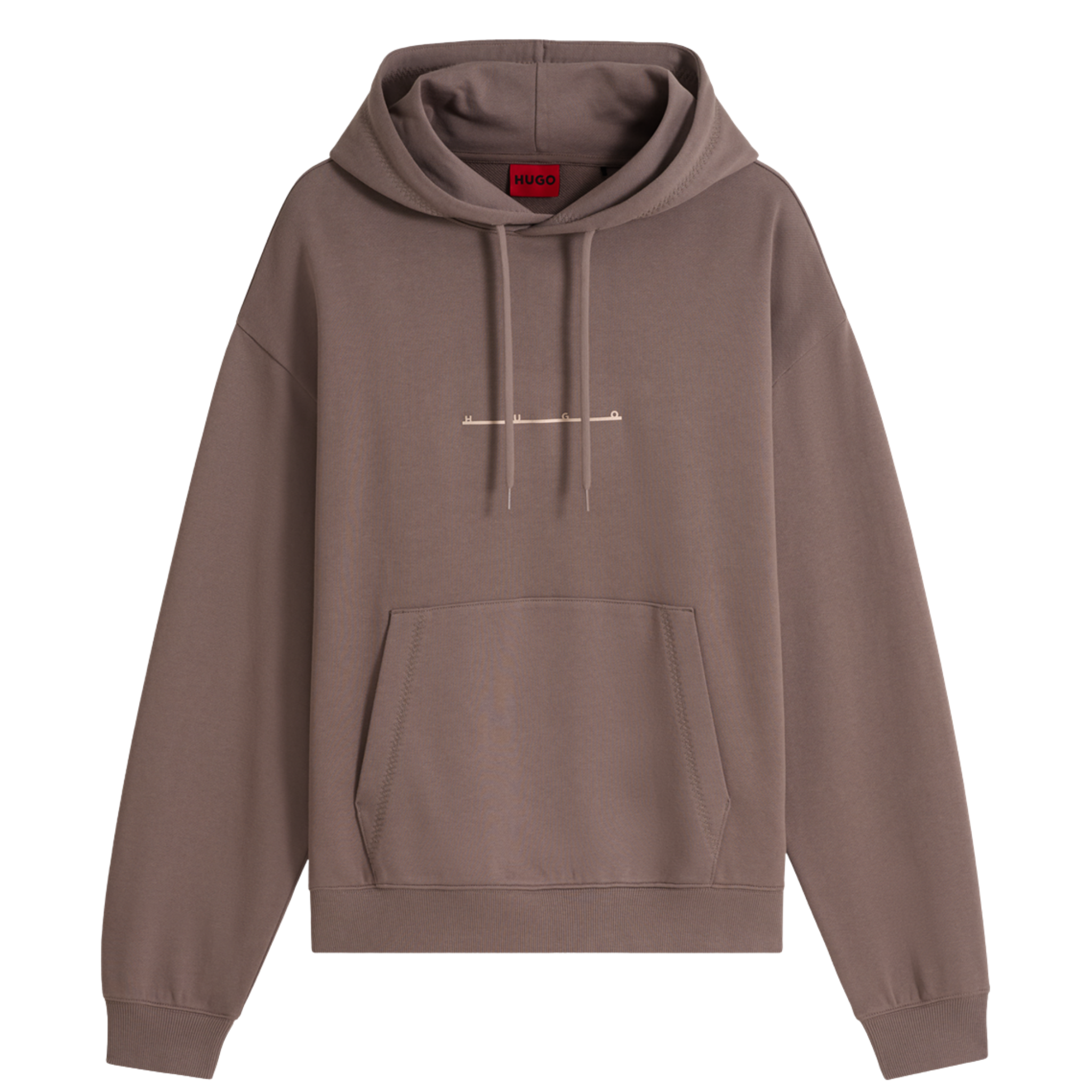 Mens HUGO Rust Datrihood Hoodie