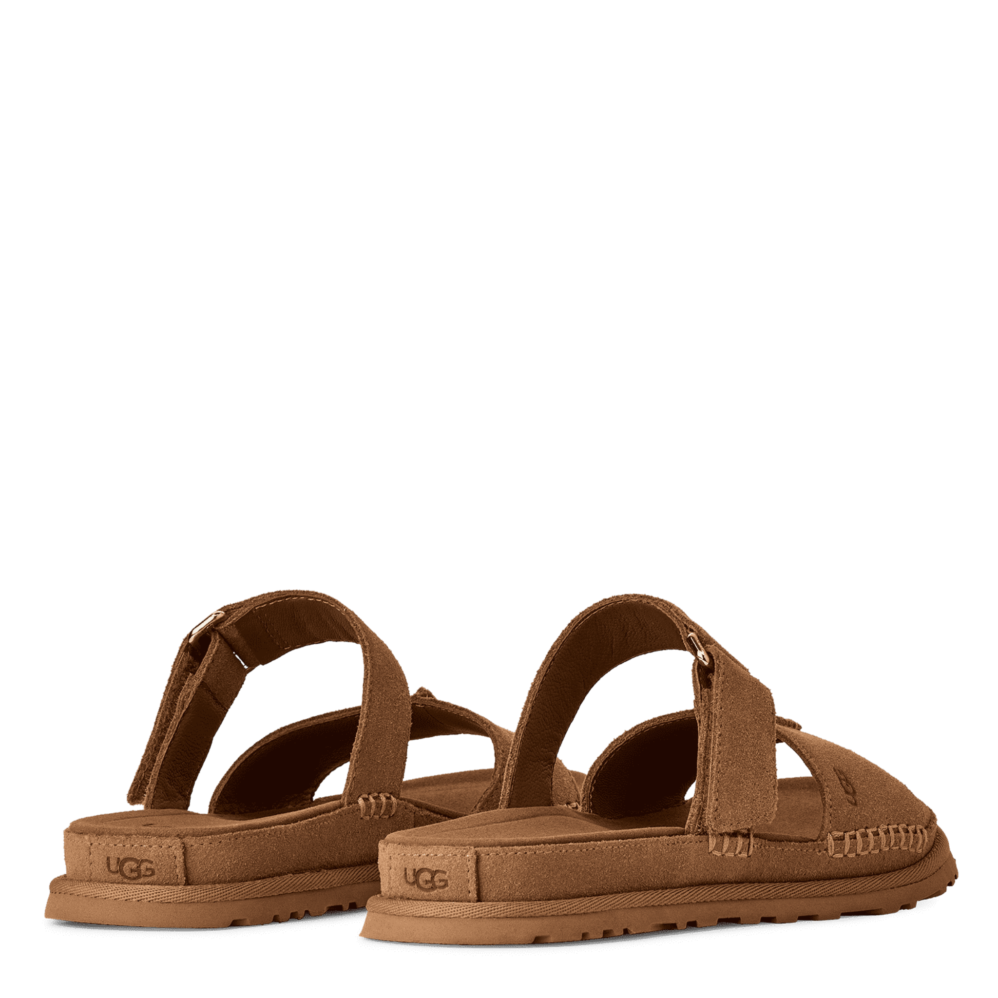Womens UGG Chestnut Goldengaze Slide Sandals