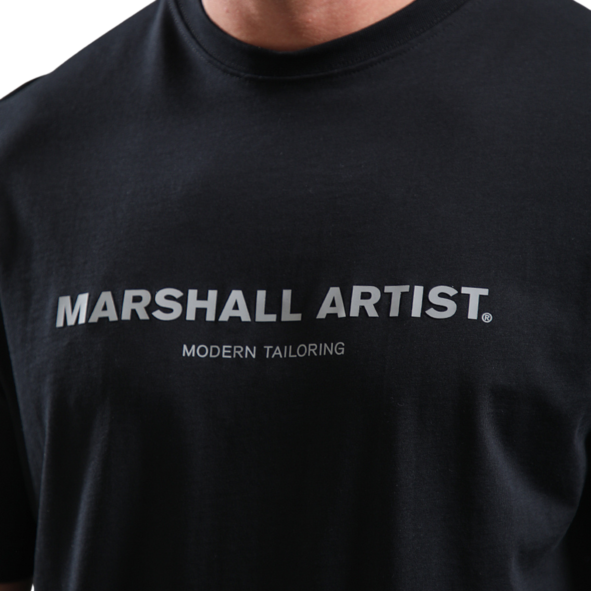 Mens Marshall Artist Black Thermo S/s T Shirt