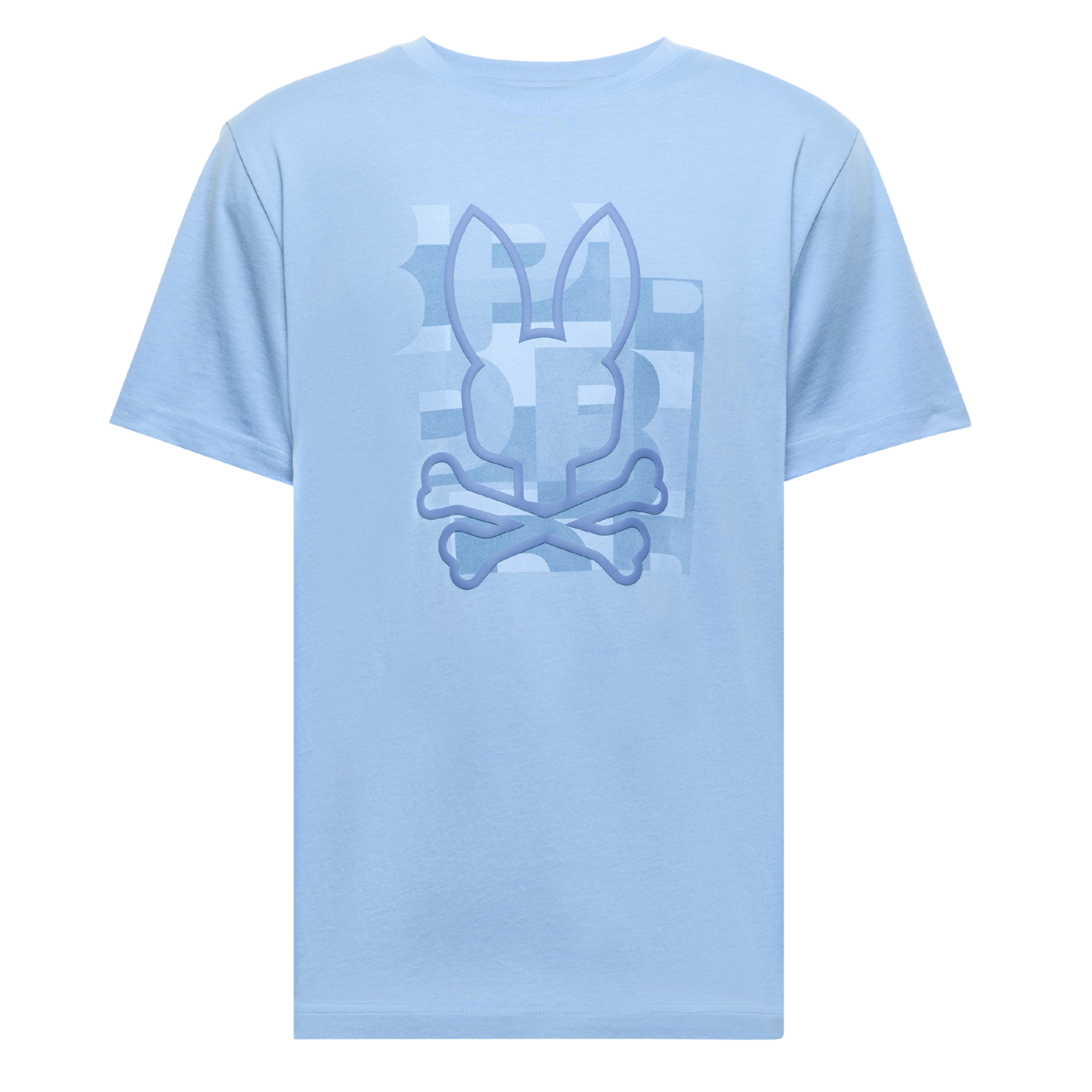 Mens Psycho Bunny Serenity Blue Zealand Graphic S/s T Shirt
