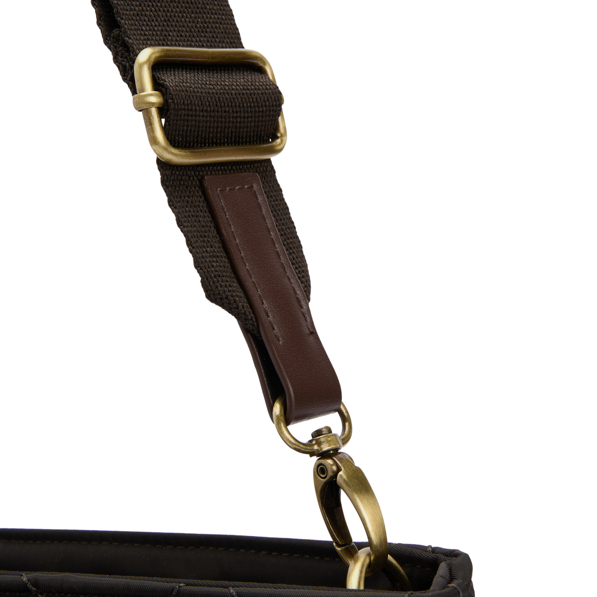 Womens Barbour Olive Quilted Mini Tote Bag