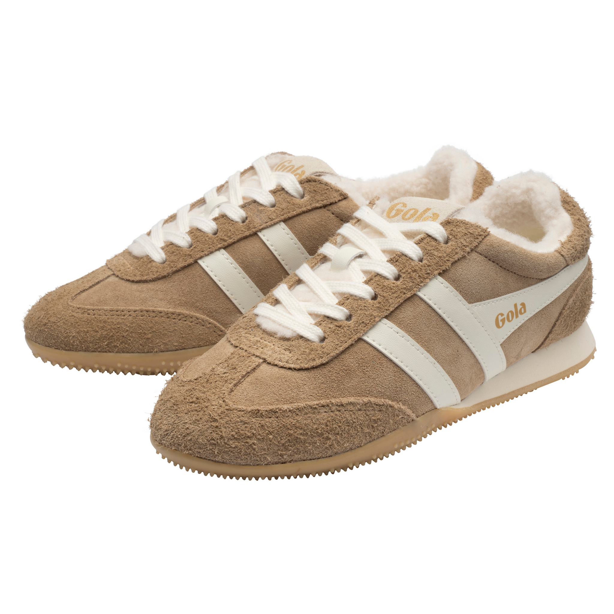 Womens Gola Light Caramel/Off White Sprinter Summit Trainers