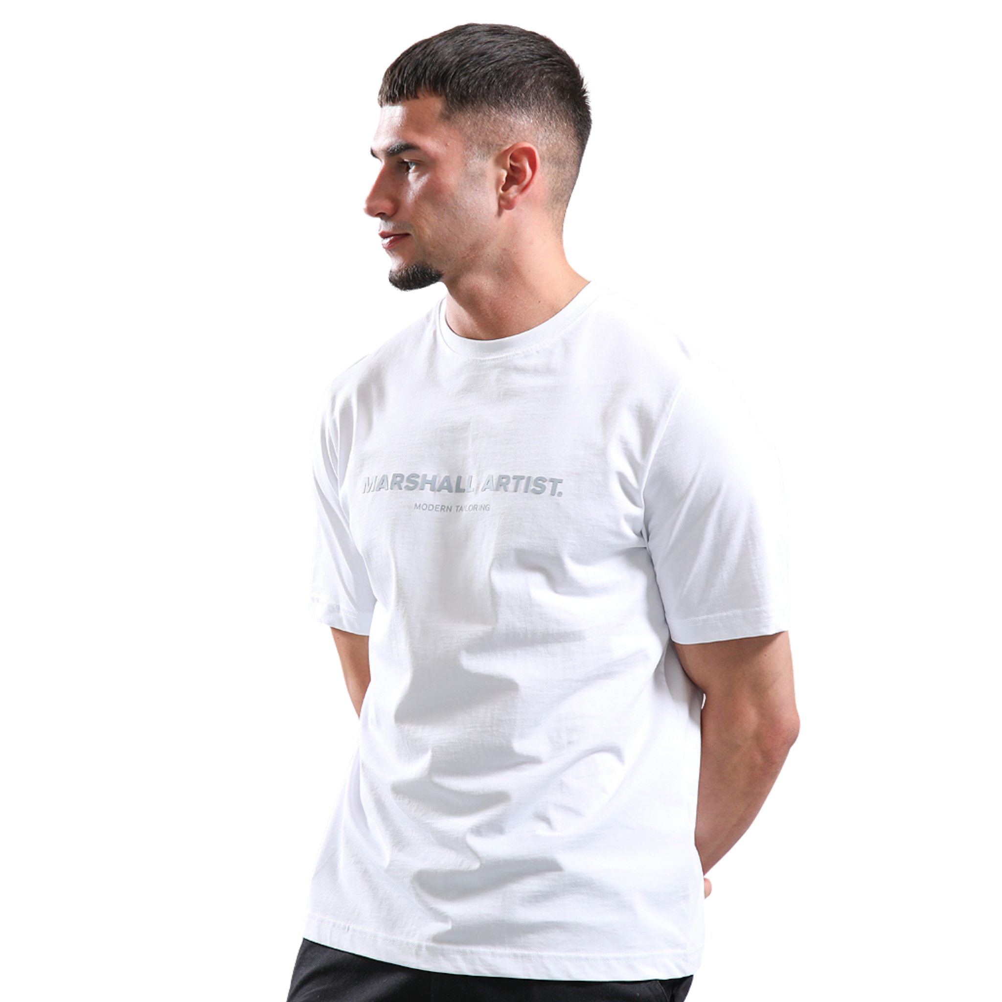Mens Marshall Artist White Thermo S/s T Shirt