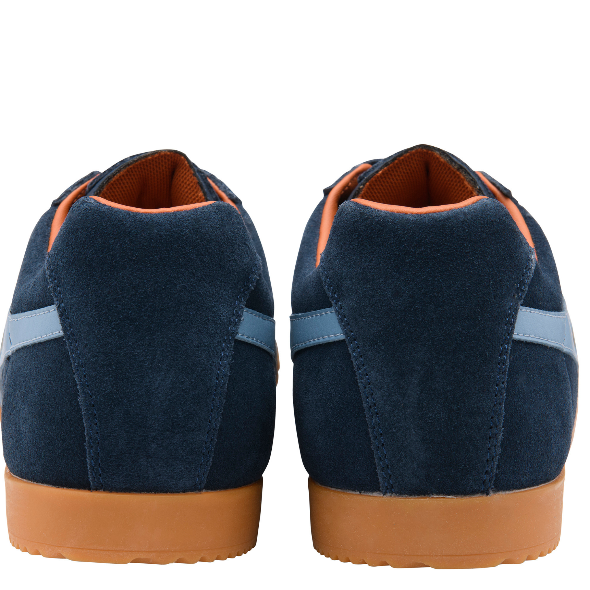 Mens Gola Navy/Iceburg/Moody Orange Harrier Trainers