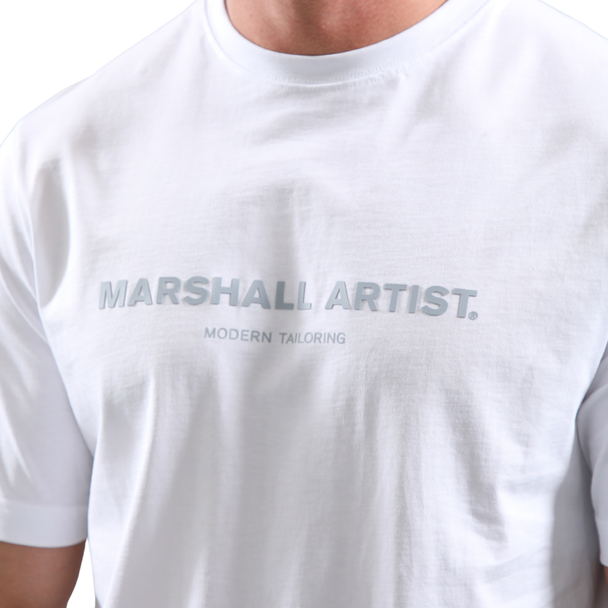 Mens Marshall Artist White Thermo S/s T Shirt