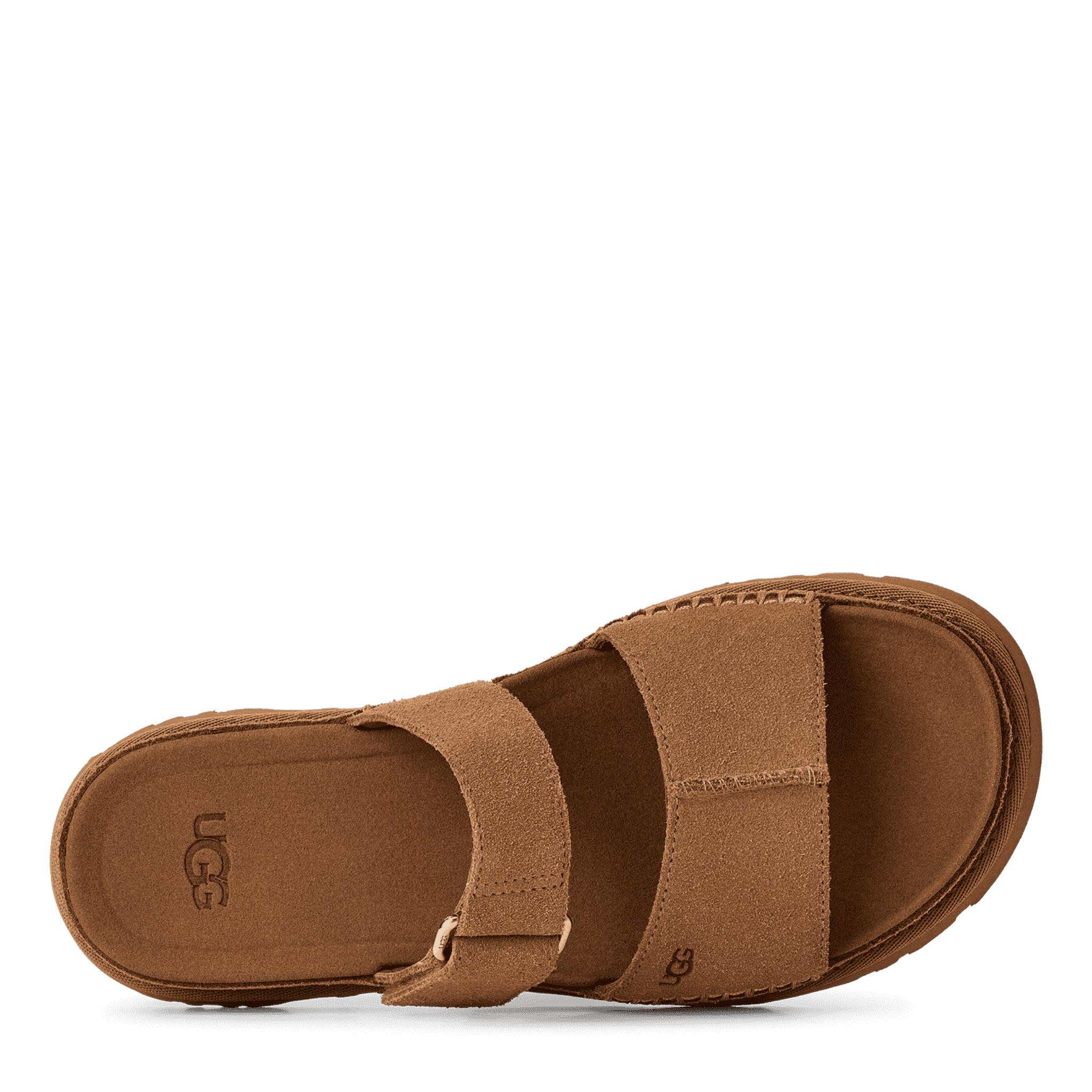 Womens UGG Chestnut Goldengaze Slide Sandals
