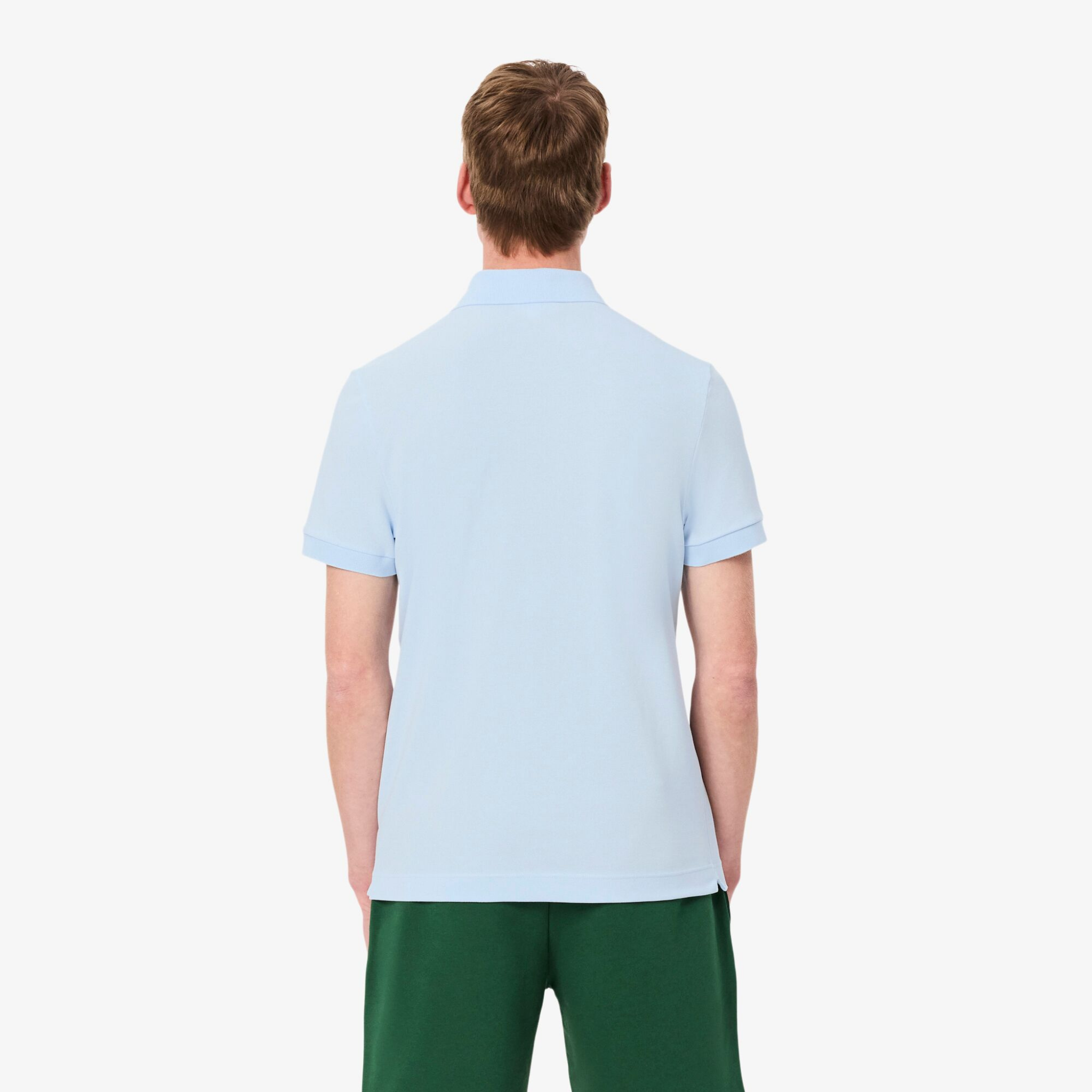 Mens Lacoste Rill Blue Paris Smart Regular Fit S/s Polo Shirt