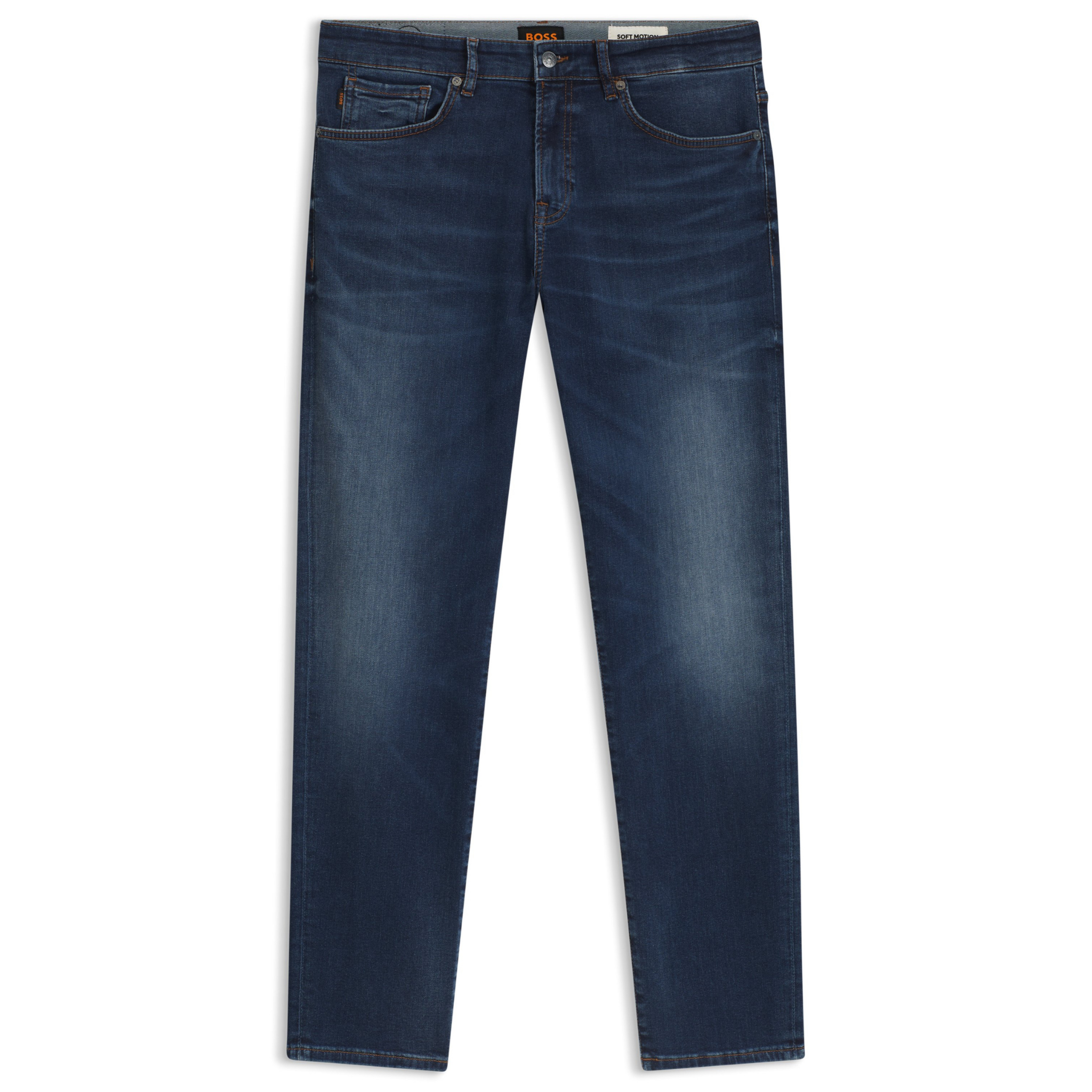 Mens BOSS Dark Blue RE.Maine BO Regular Fit Jeans