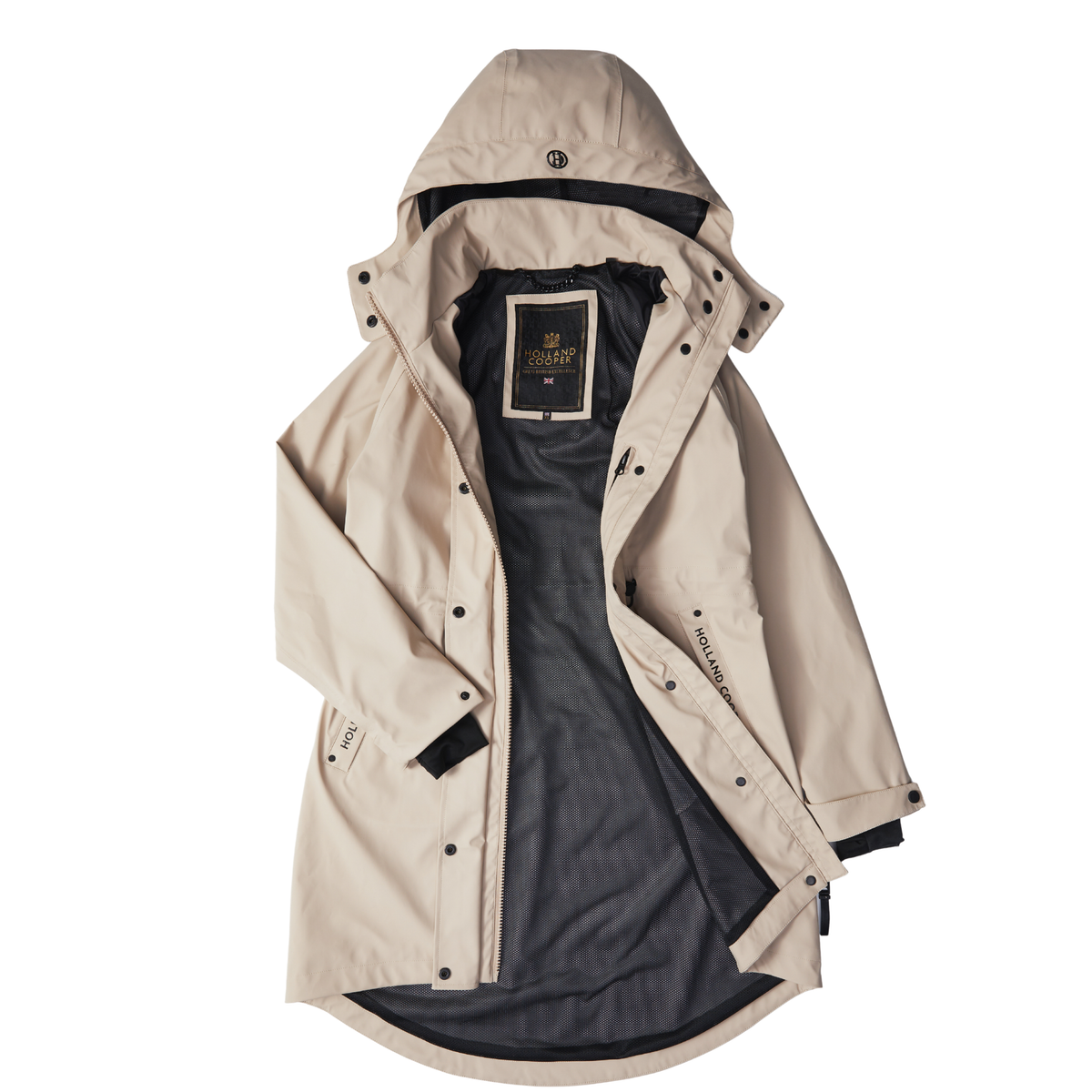 Womens Holland Cooper Stone Chartwell Rain Parka