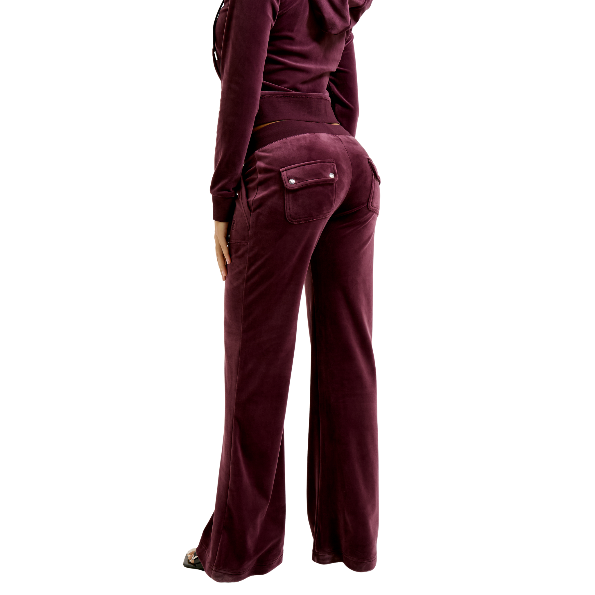 Womens Juicy Couture Winetasting Del Ray Velour Pants