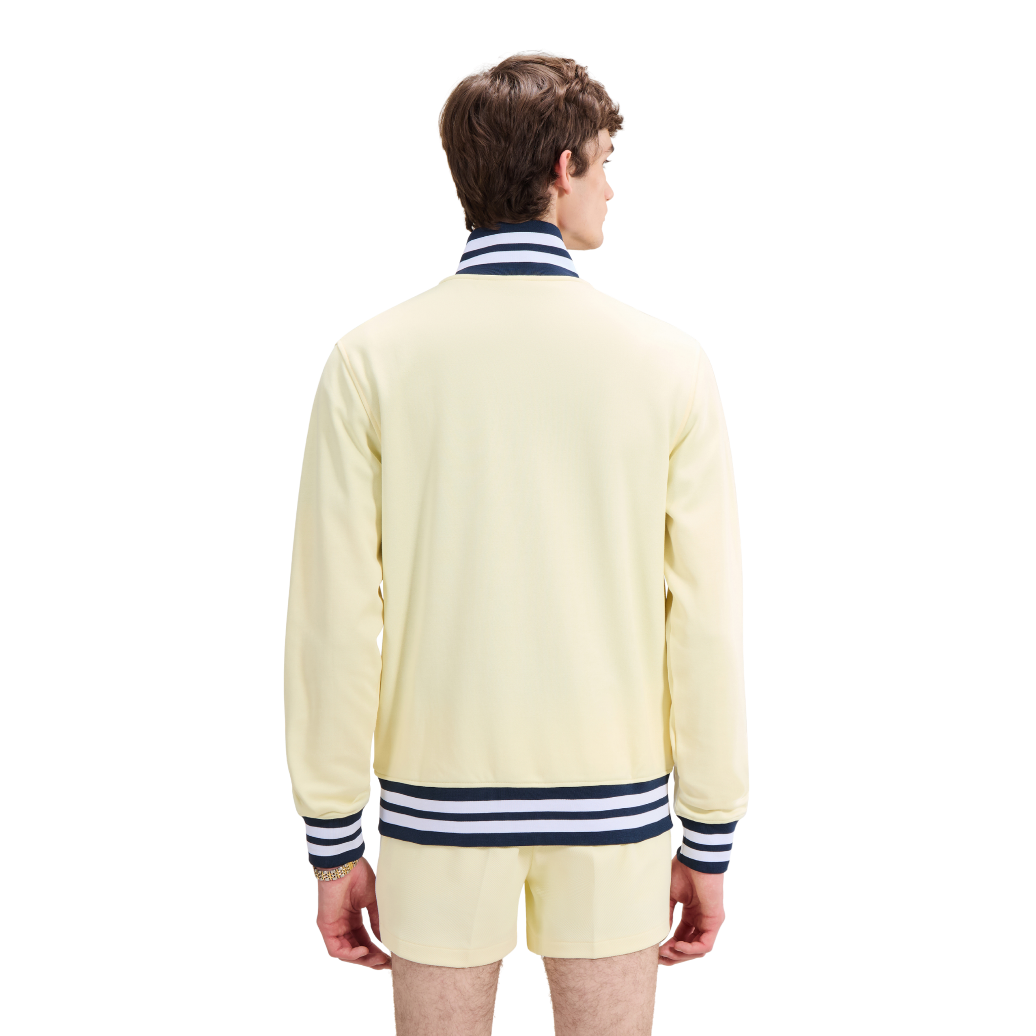 Mens Ellesse Navy/Light Yellow Venire S/s T Shirt