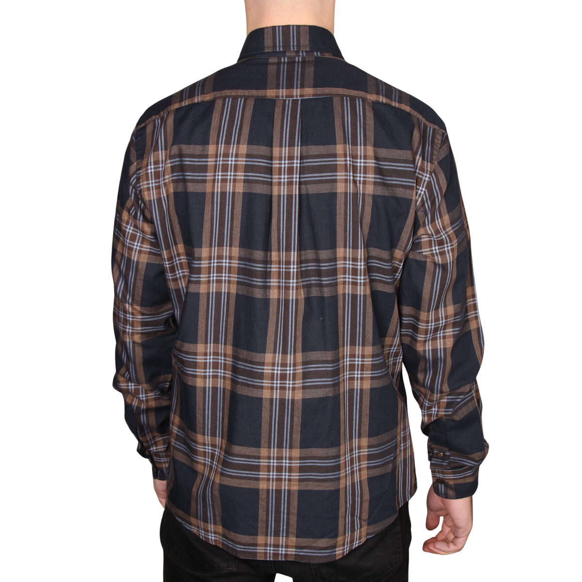 Mens BOSS Brown Check H-Liam-BD-P-C1-263 L/s Shirt