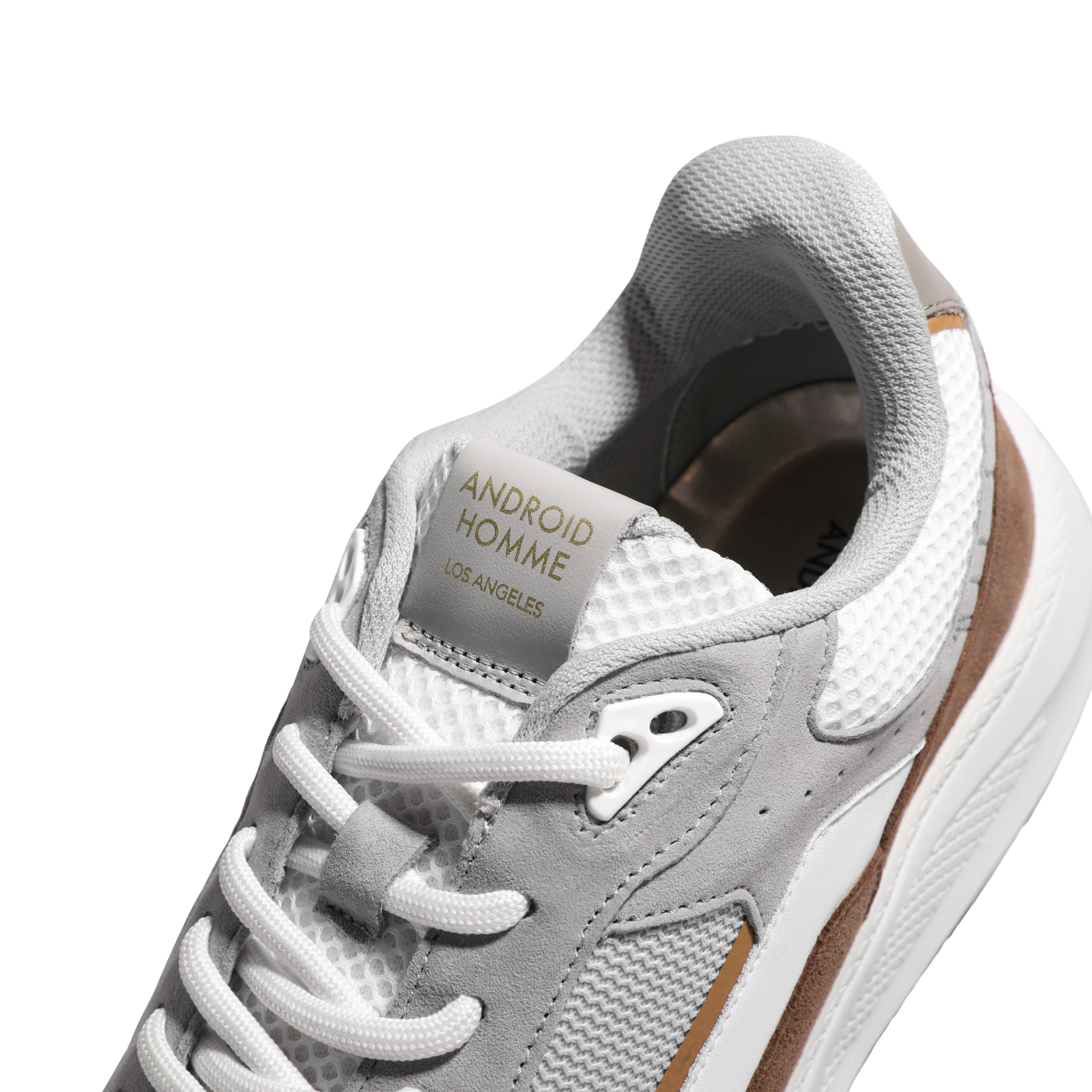 Mens Android Homme Chocolate/Grey/White El Porto Trainers