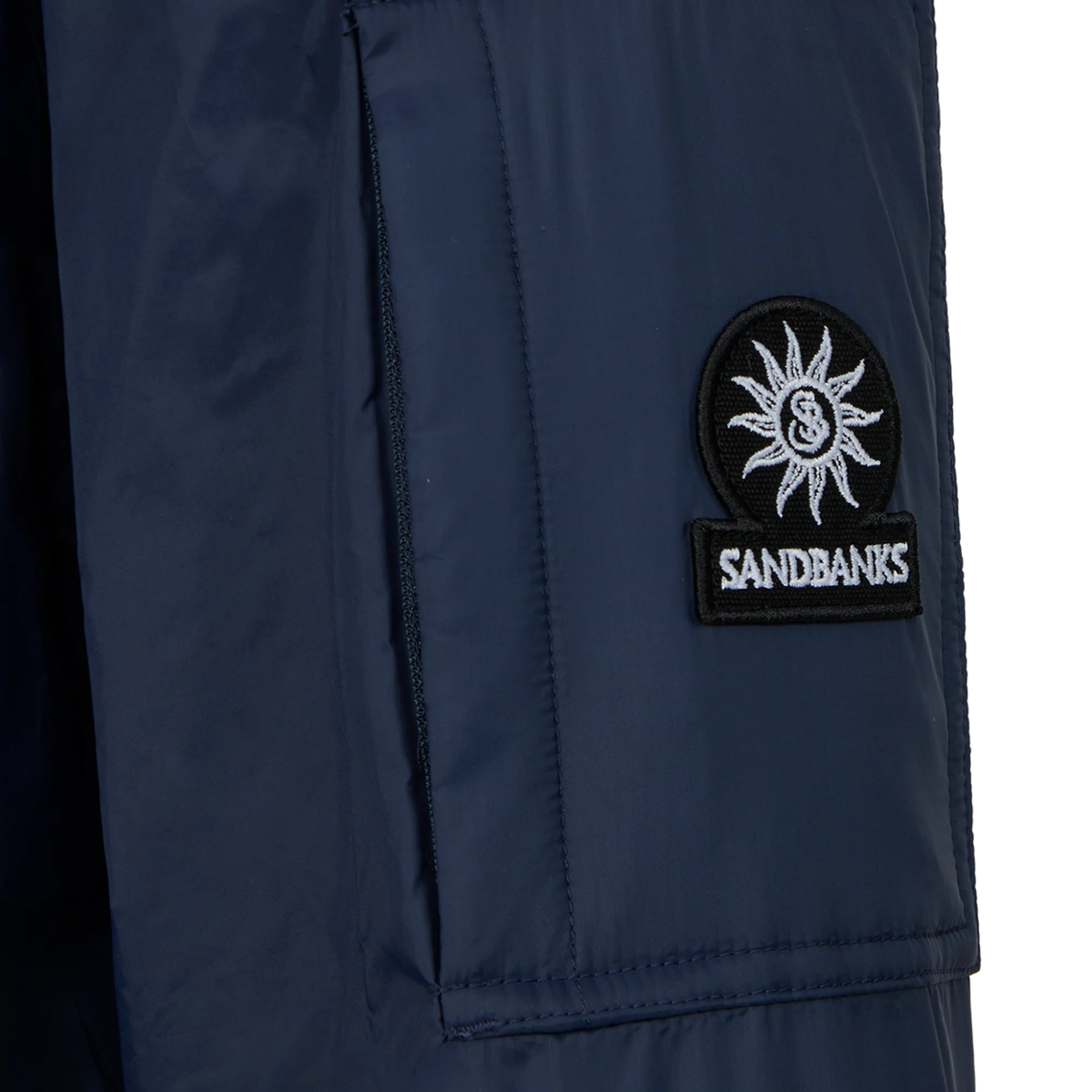 Mens Sandbanks Navy Meridian Windbreaker Jacket