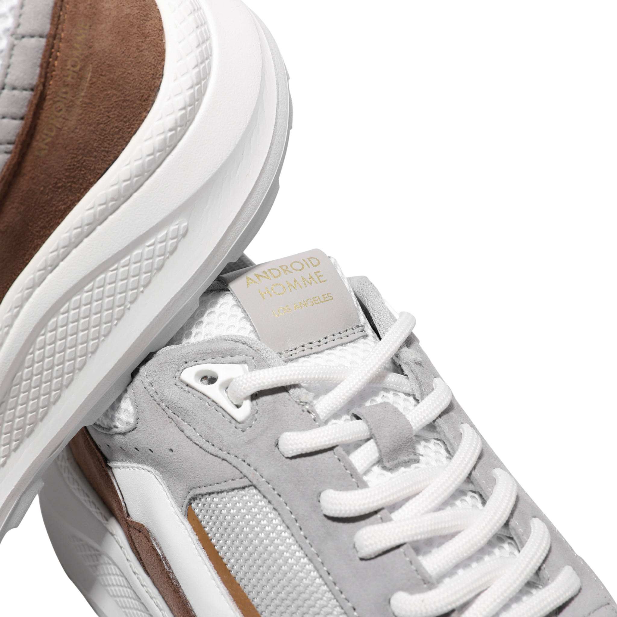 Mens Android Homme Chocolate/Grey/White El Porto Trainers