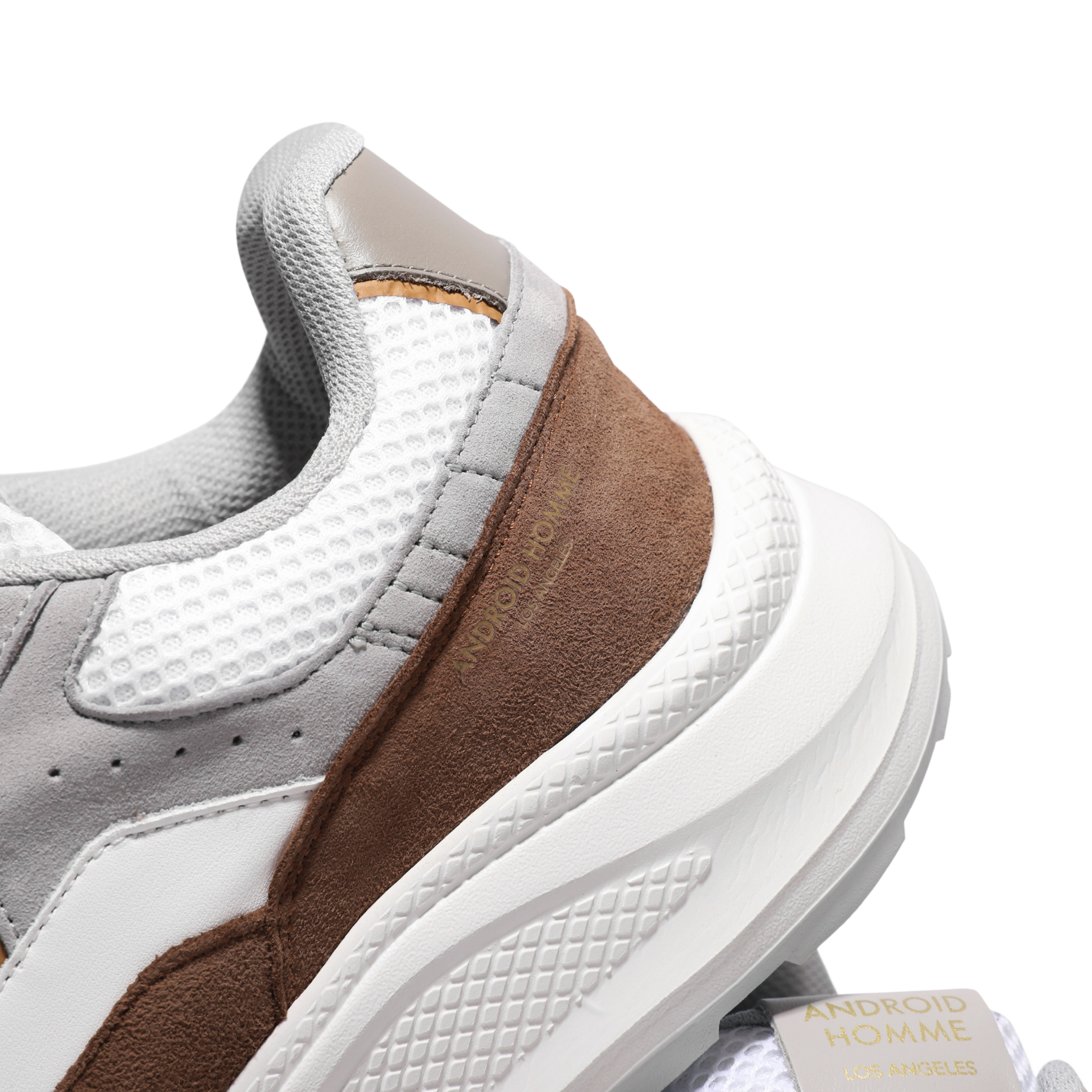 Mens Android Homme Chocolate/Grey/White El Porto Trainers