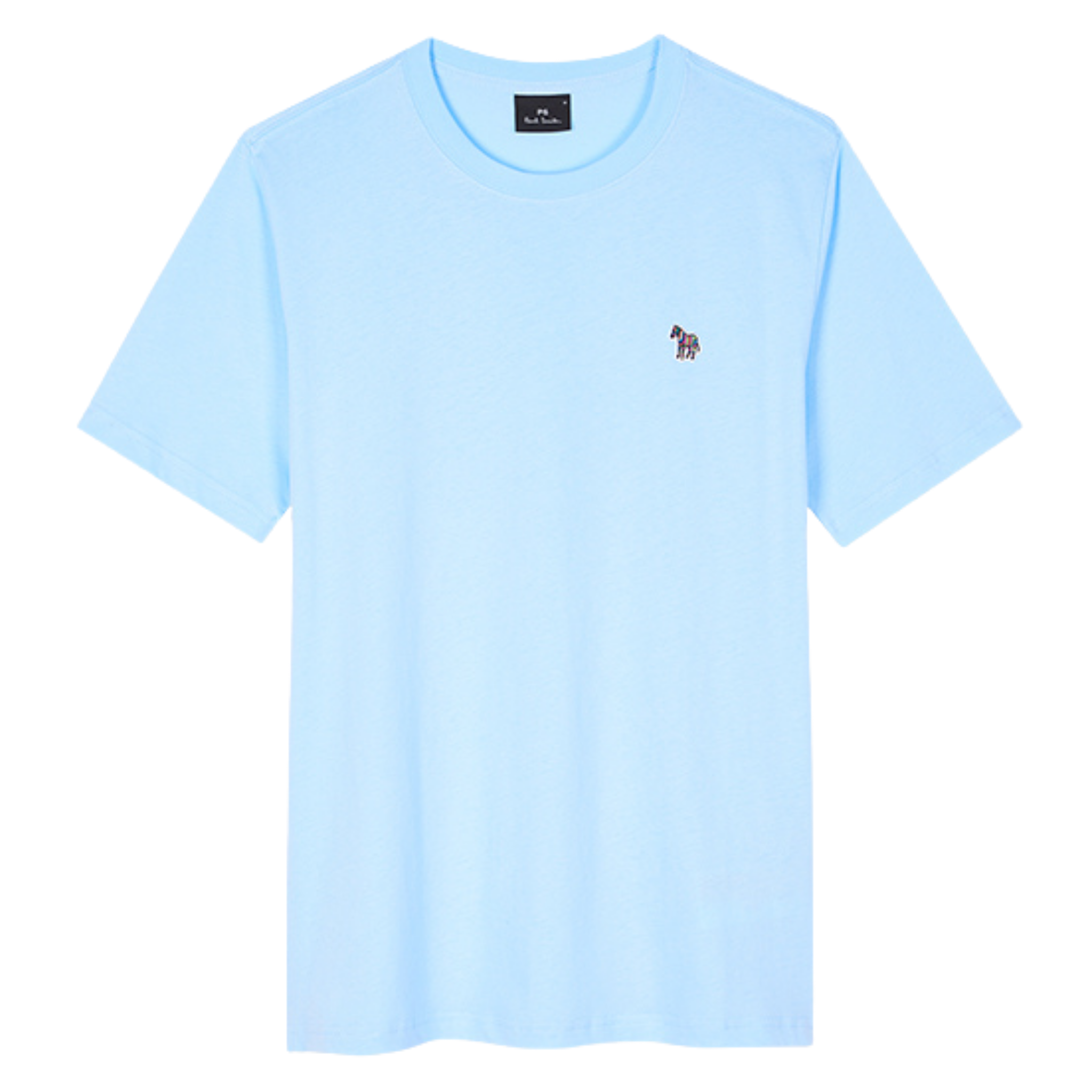 Mens Paul Smith Light Blue Zebra Badge Reg Fit S/s T Shirt