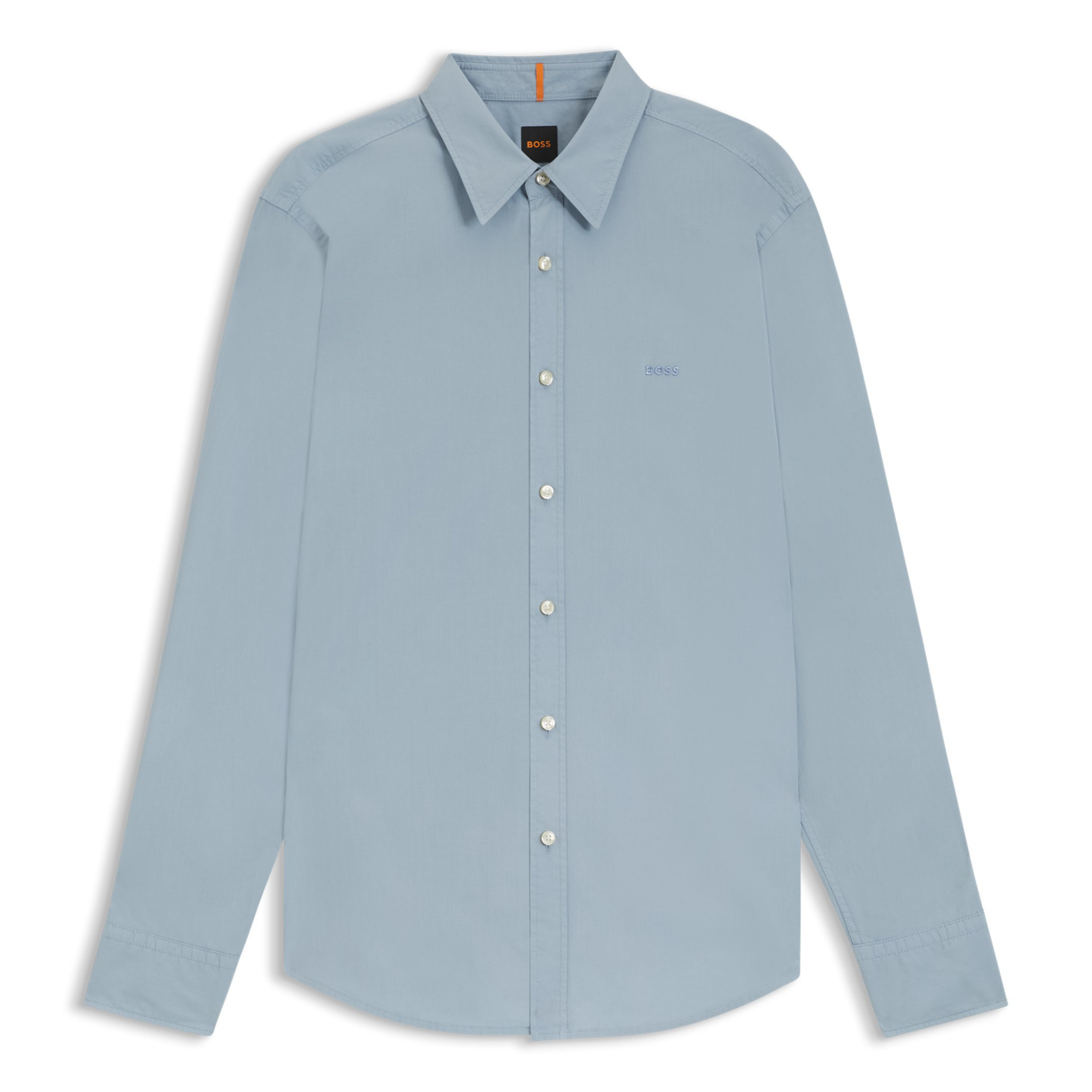 Mens BOSS Light Blue Relegant_6_M L/s Shirt