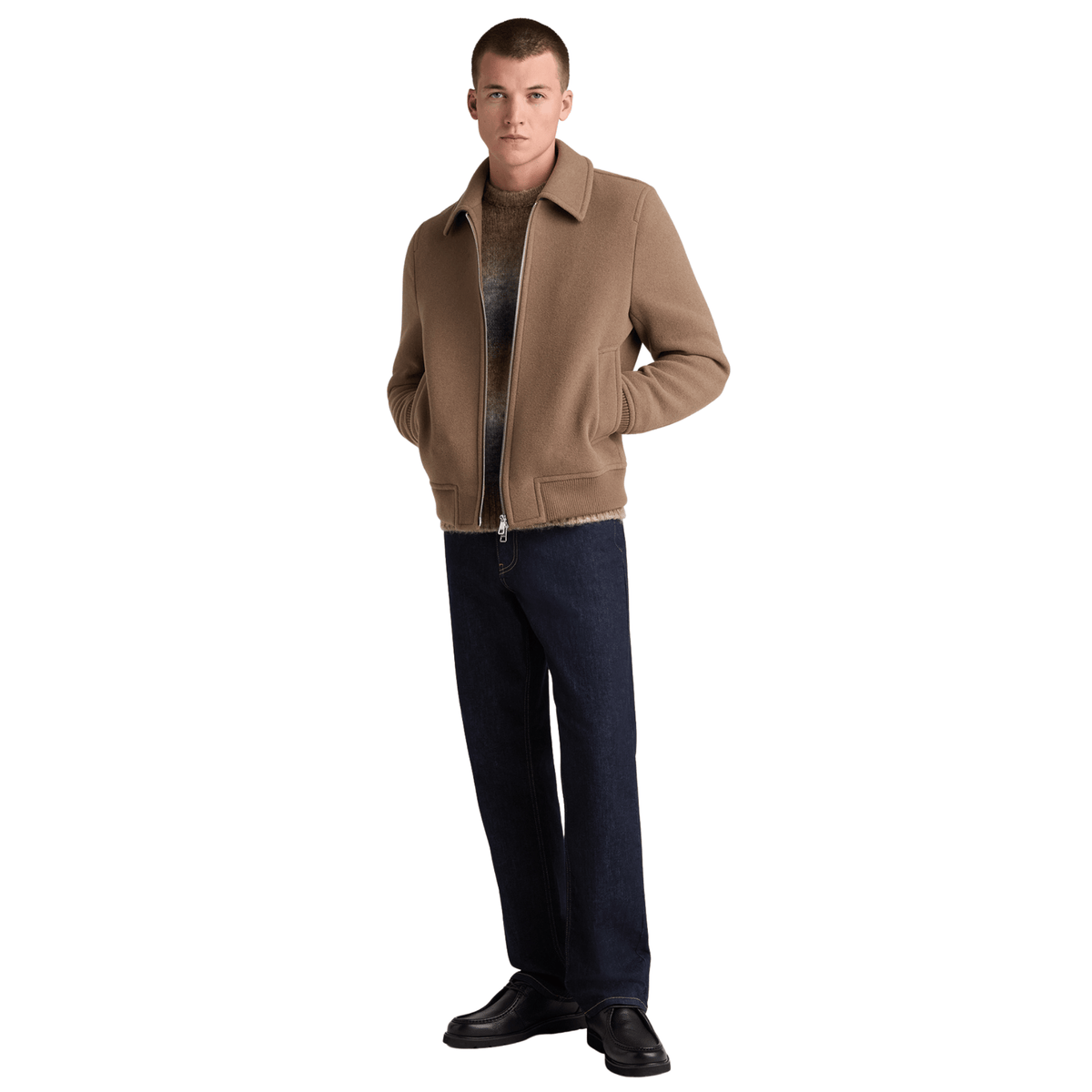 Mens Remus Uomo Taupe Tyler Tailored Jacket