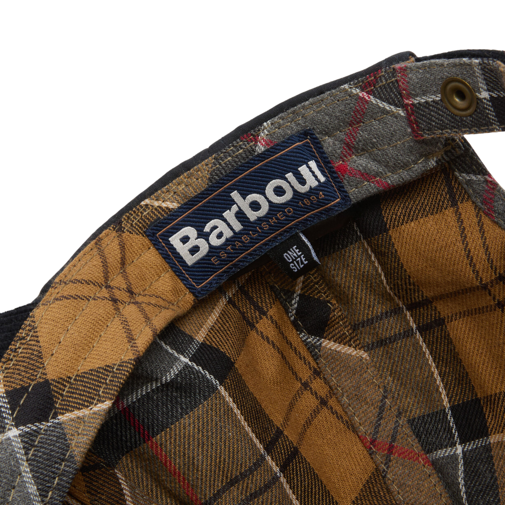 Mens Barbour Navy Ashby Wax Cap