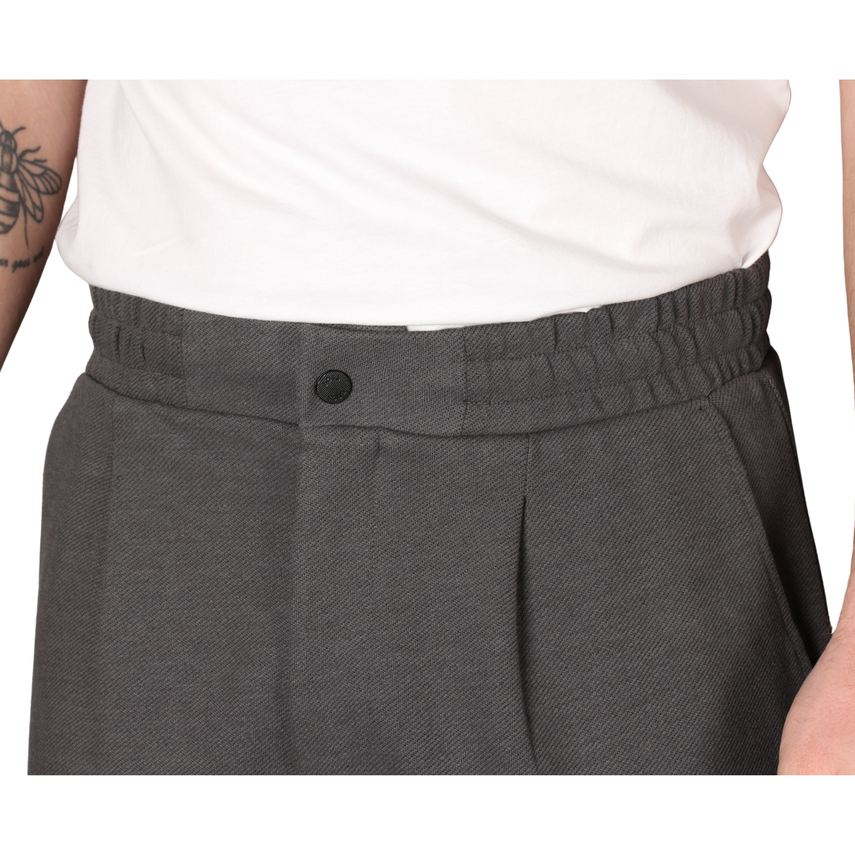 Mens BOSS Dark Grey Se_Baltic Jersey Trousers