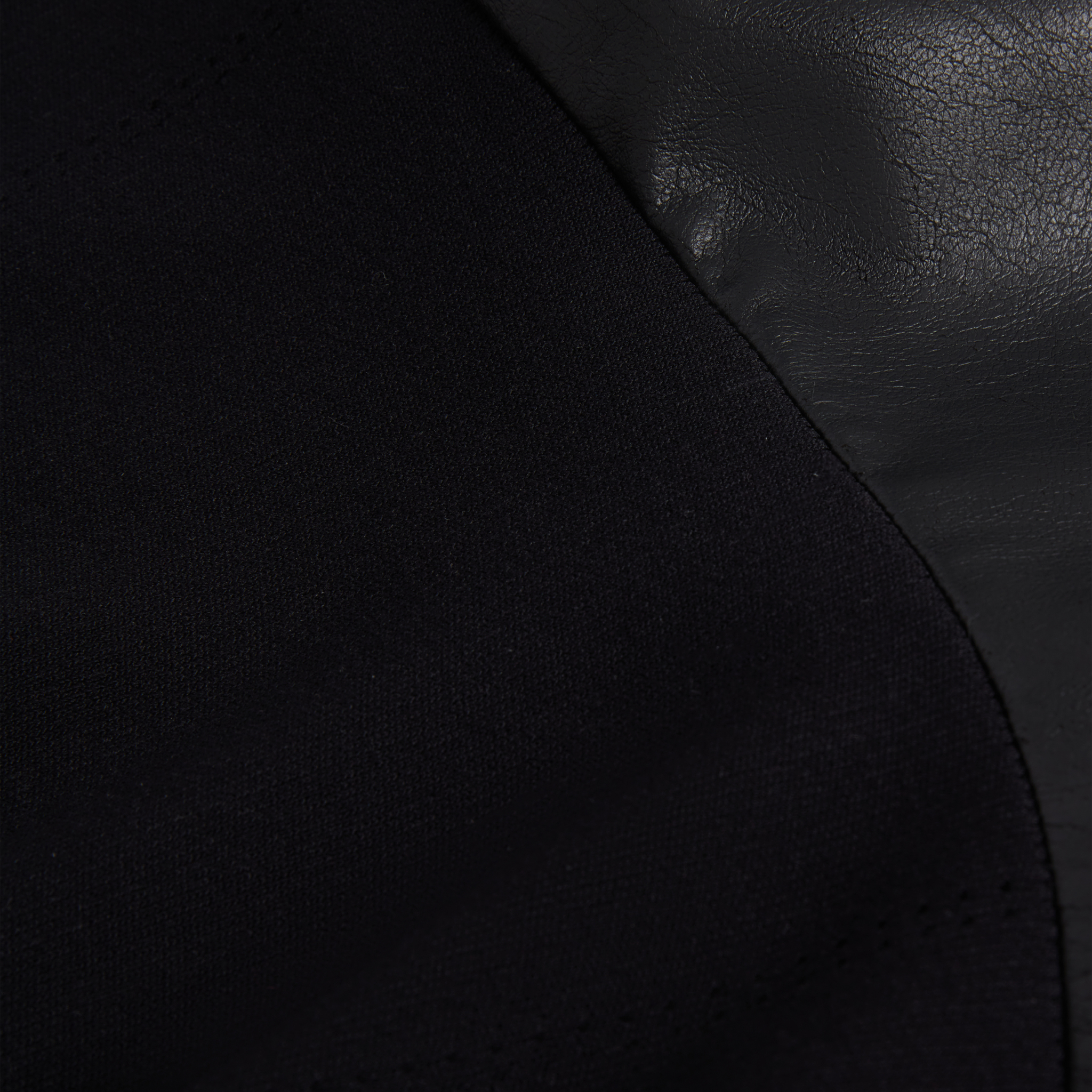 Womens Ted Baker Black Noviva Midi Dress with Faux Leather Skirt