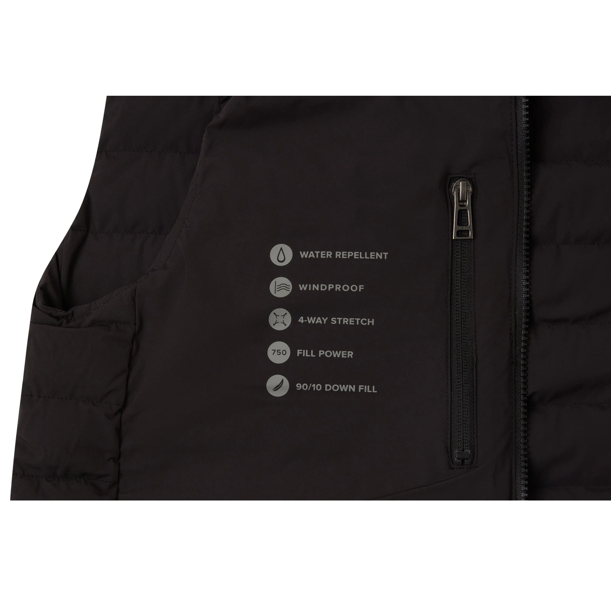 Mens Belstaff Black Chassis Gilet