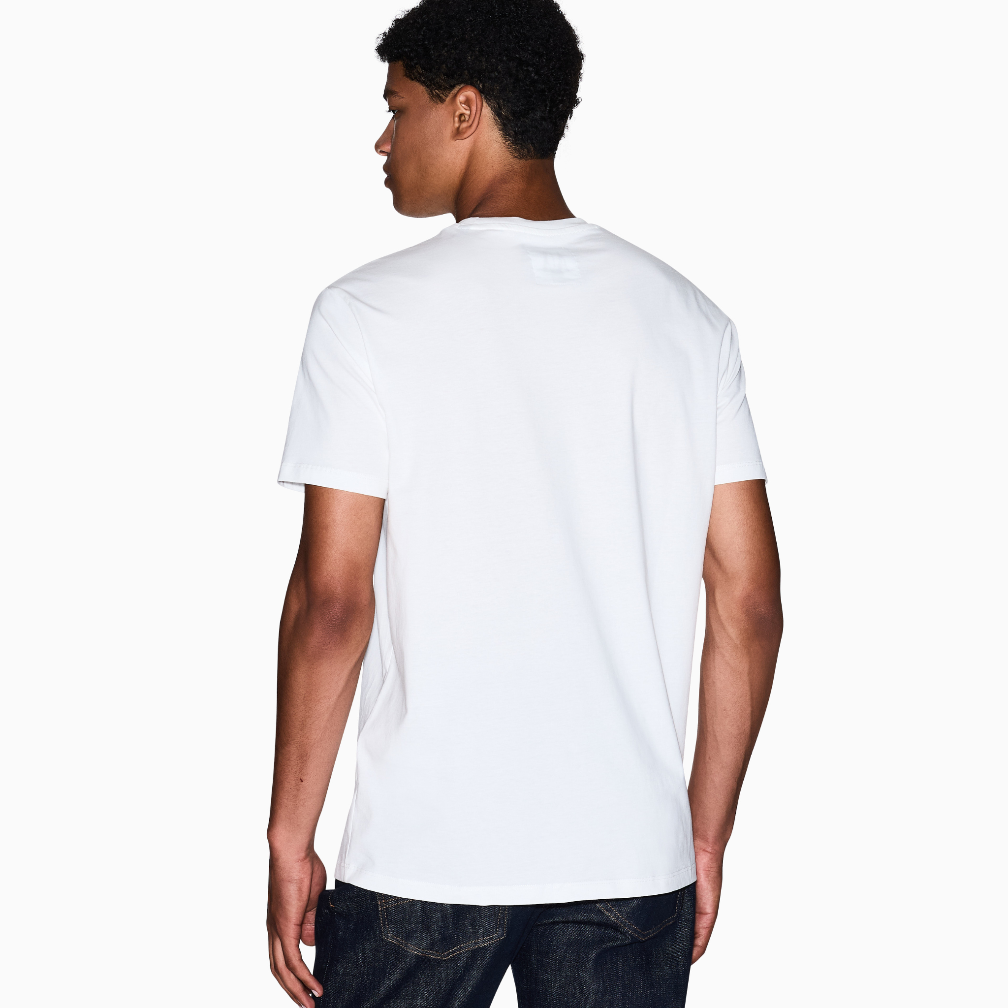 Mens Armani Exchange Off White Icon Project S/s T Shirt