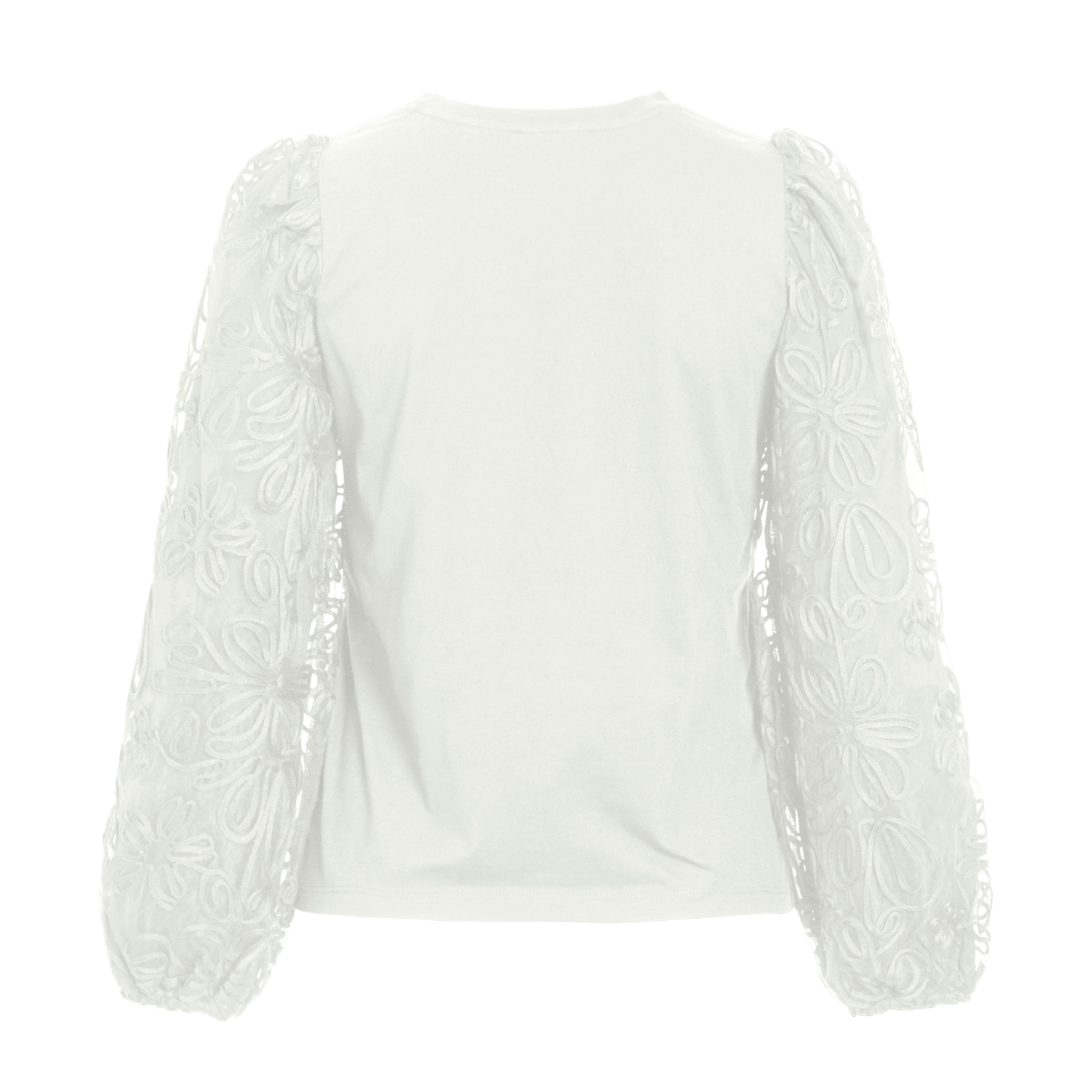 Womens Vila Snow White Visimonia L/s Top