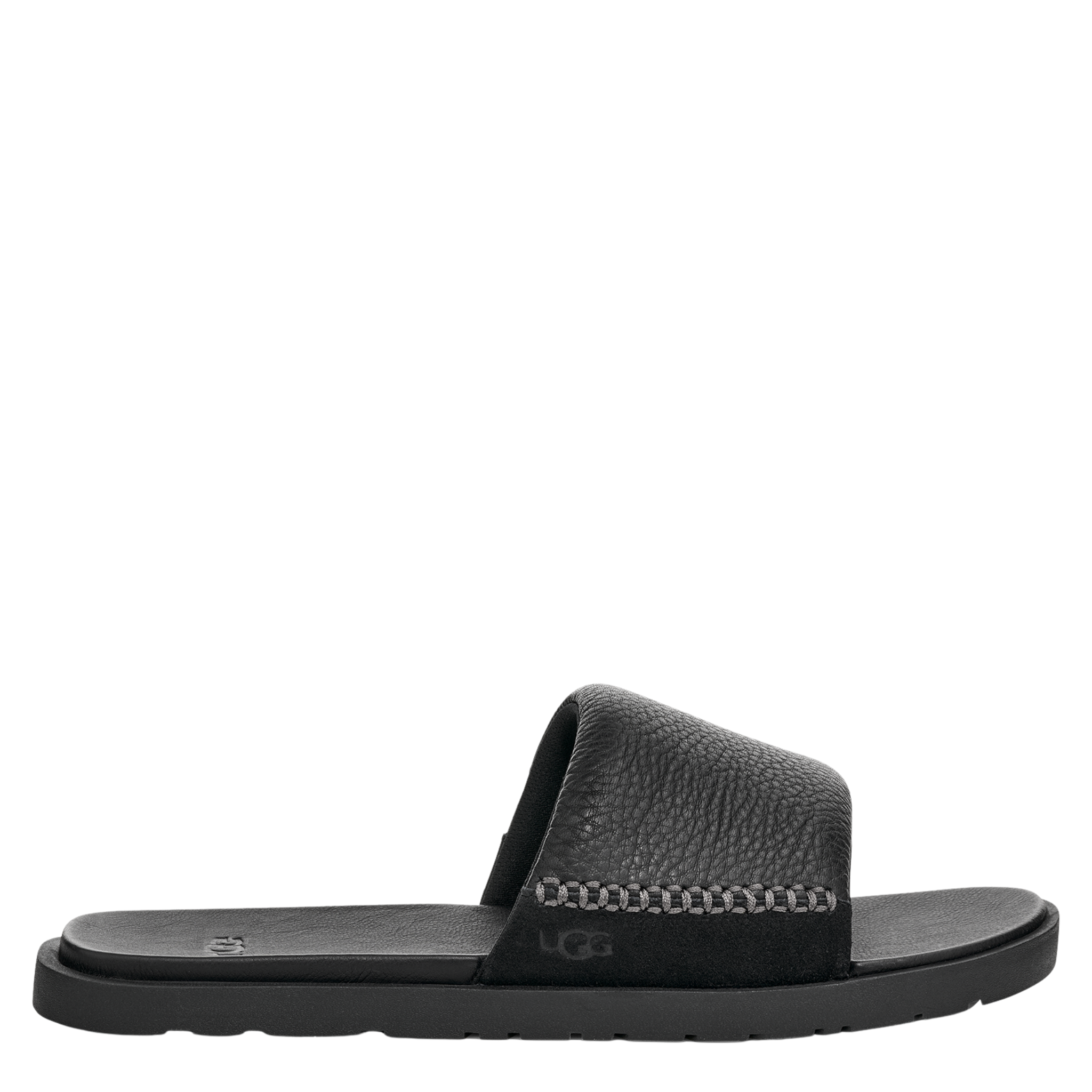 Mens UGG Black Seaside II Slides