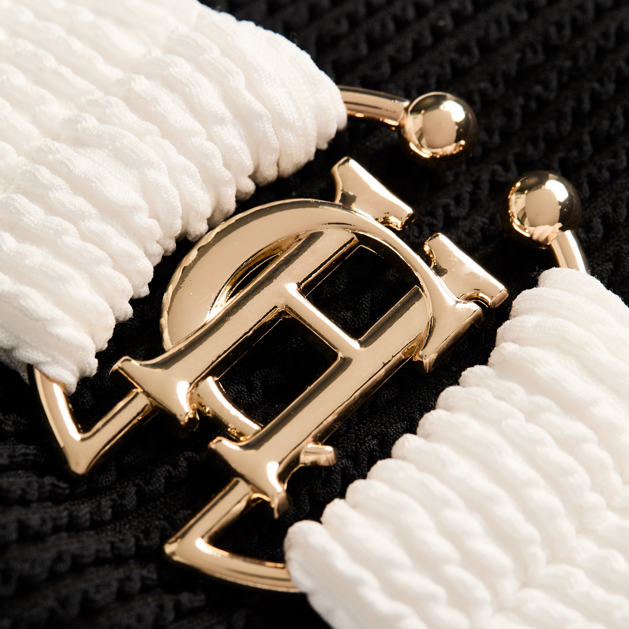 Womens Holland Cooper Black Classic Belted Swimsuit