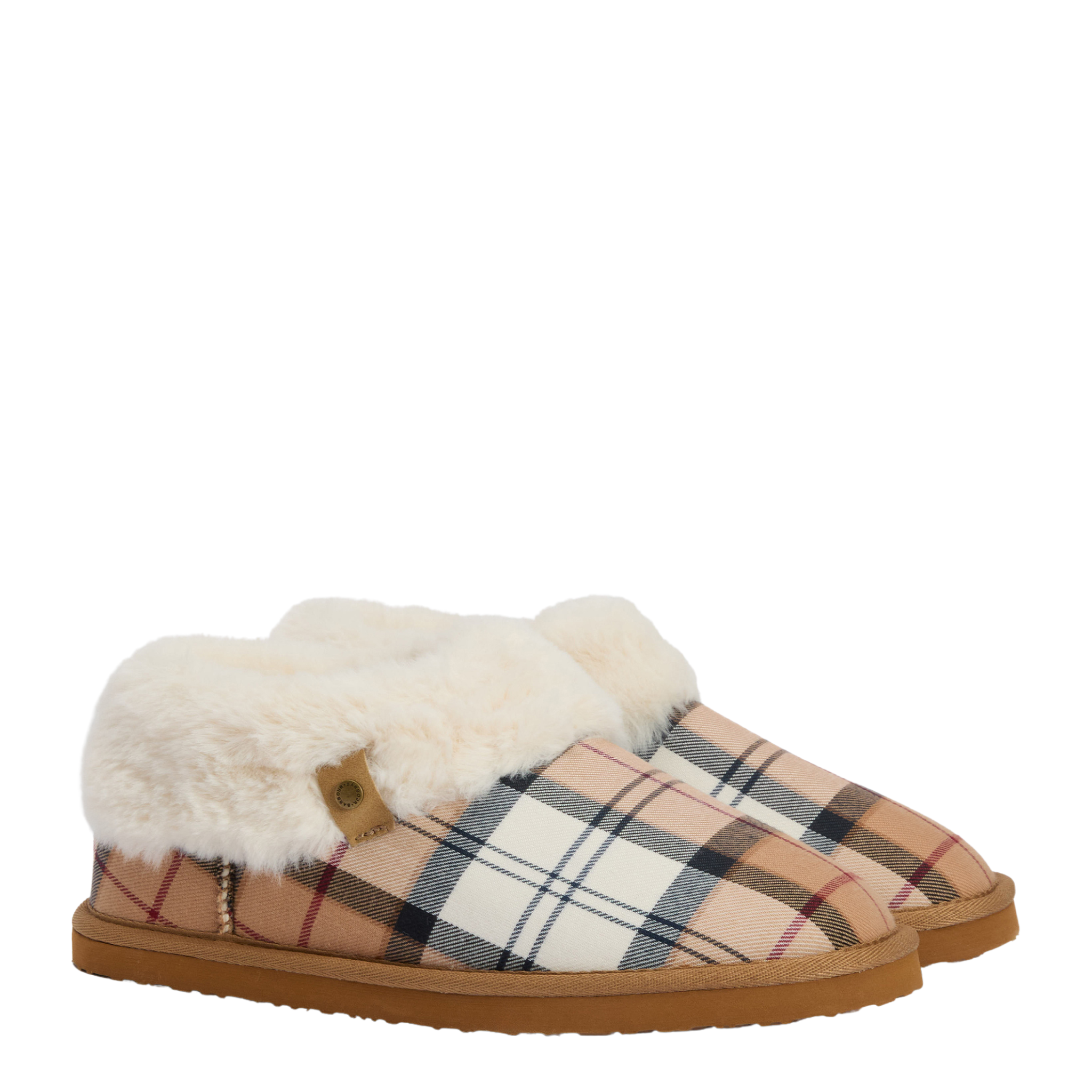 Womens Barbour Hessian Tartan Eloise Bootie Slippers