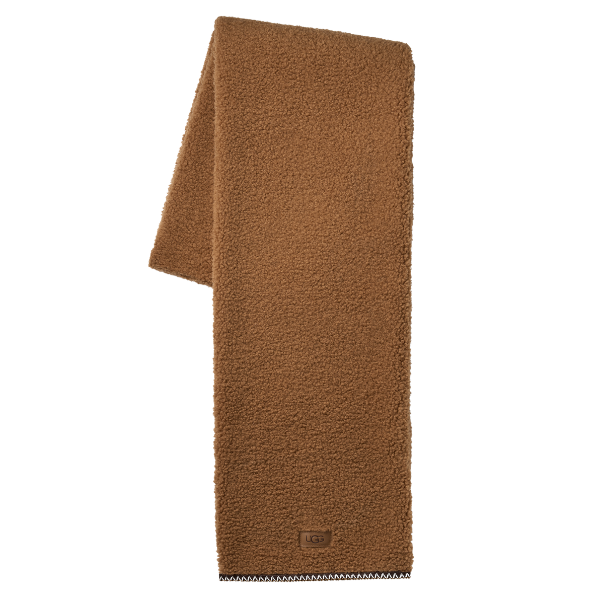 Womens UGG Light Chestnut UGGBraid Scarf