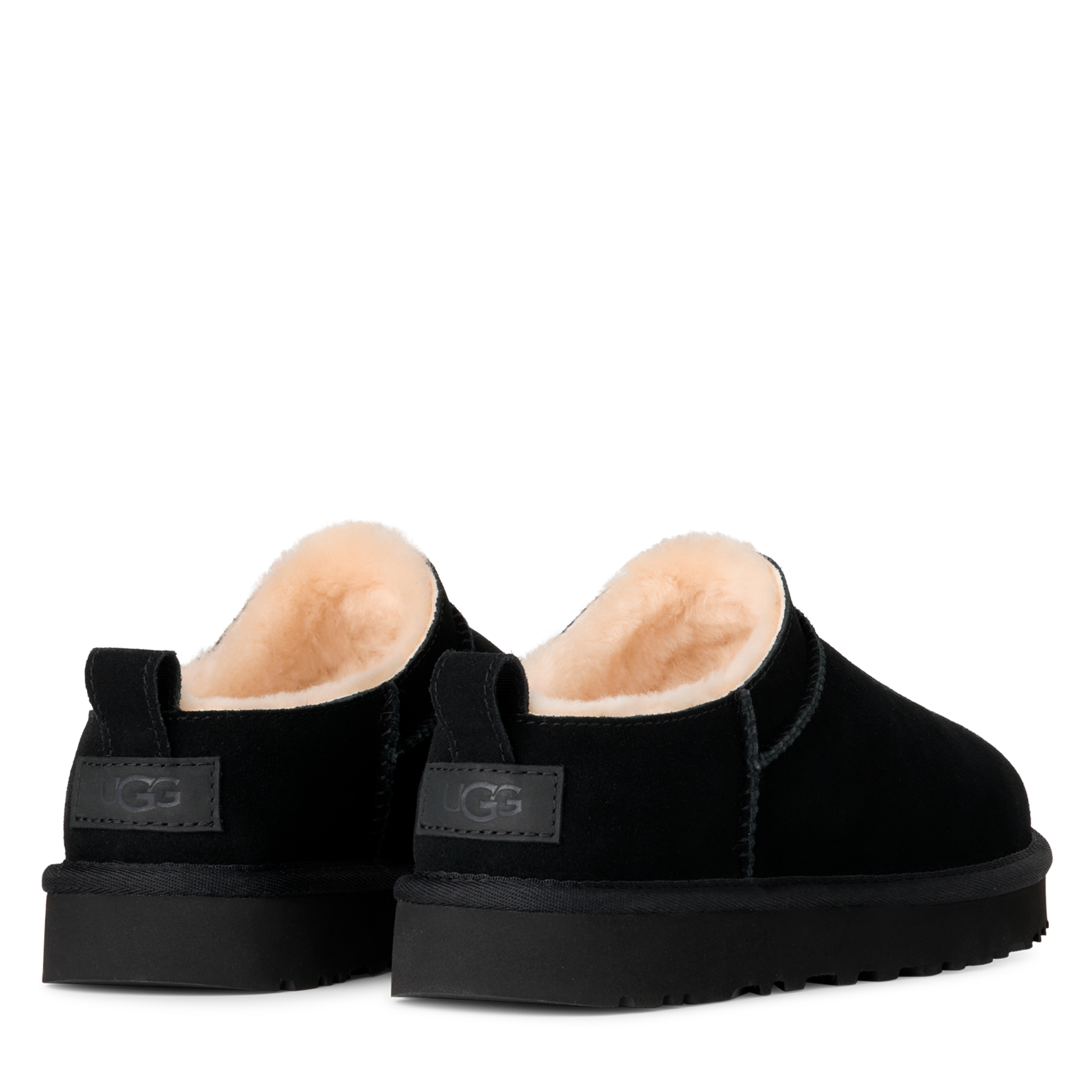 Womens UGG Black Classic Micro